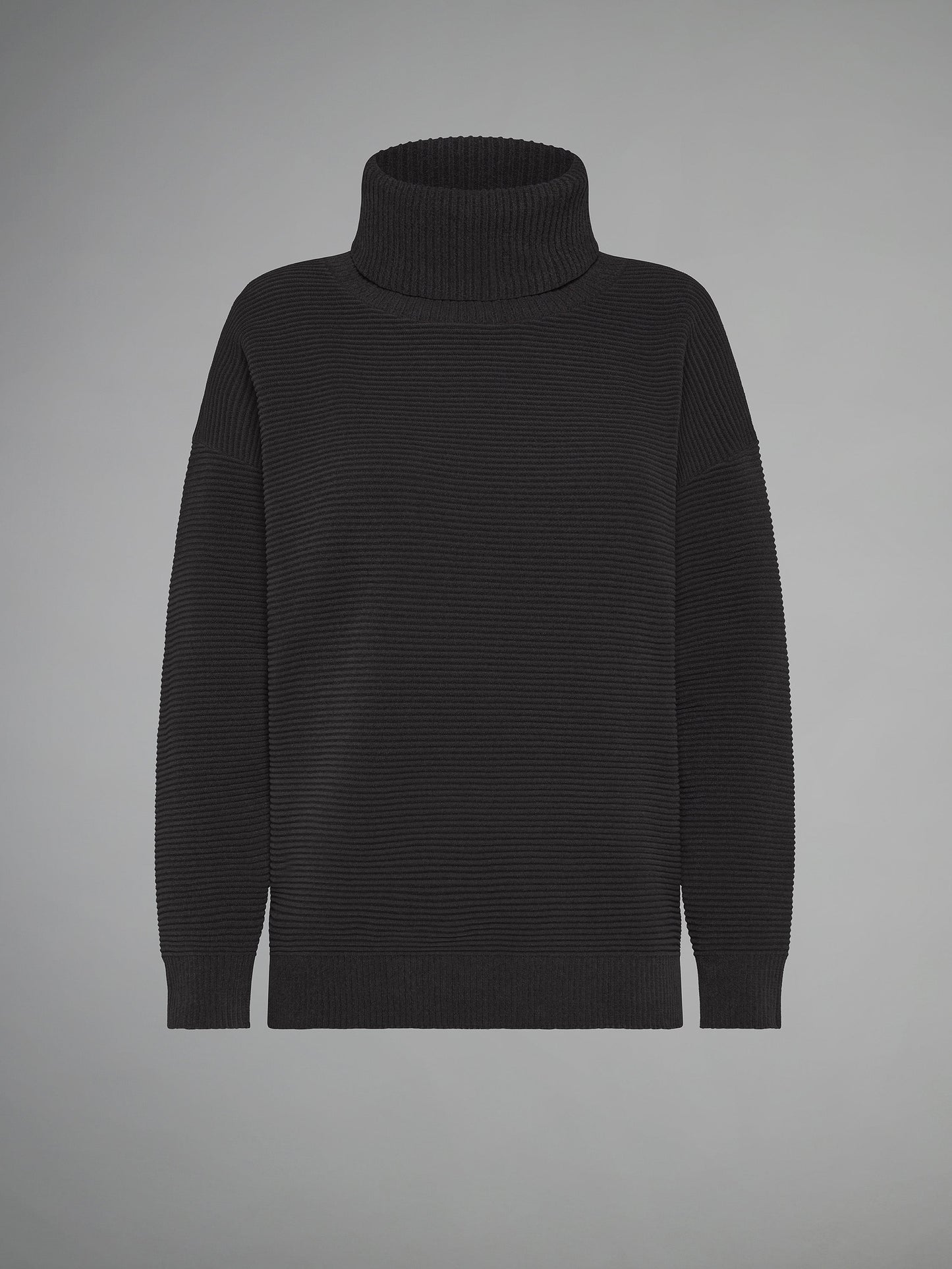 Velvet Ottoman Turtleneck Wom Knit