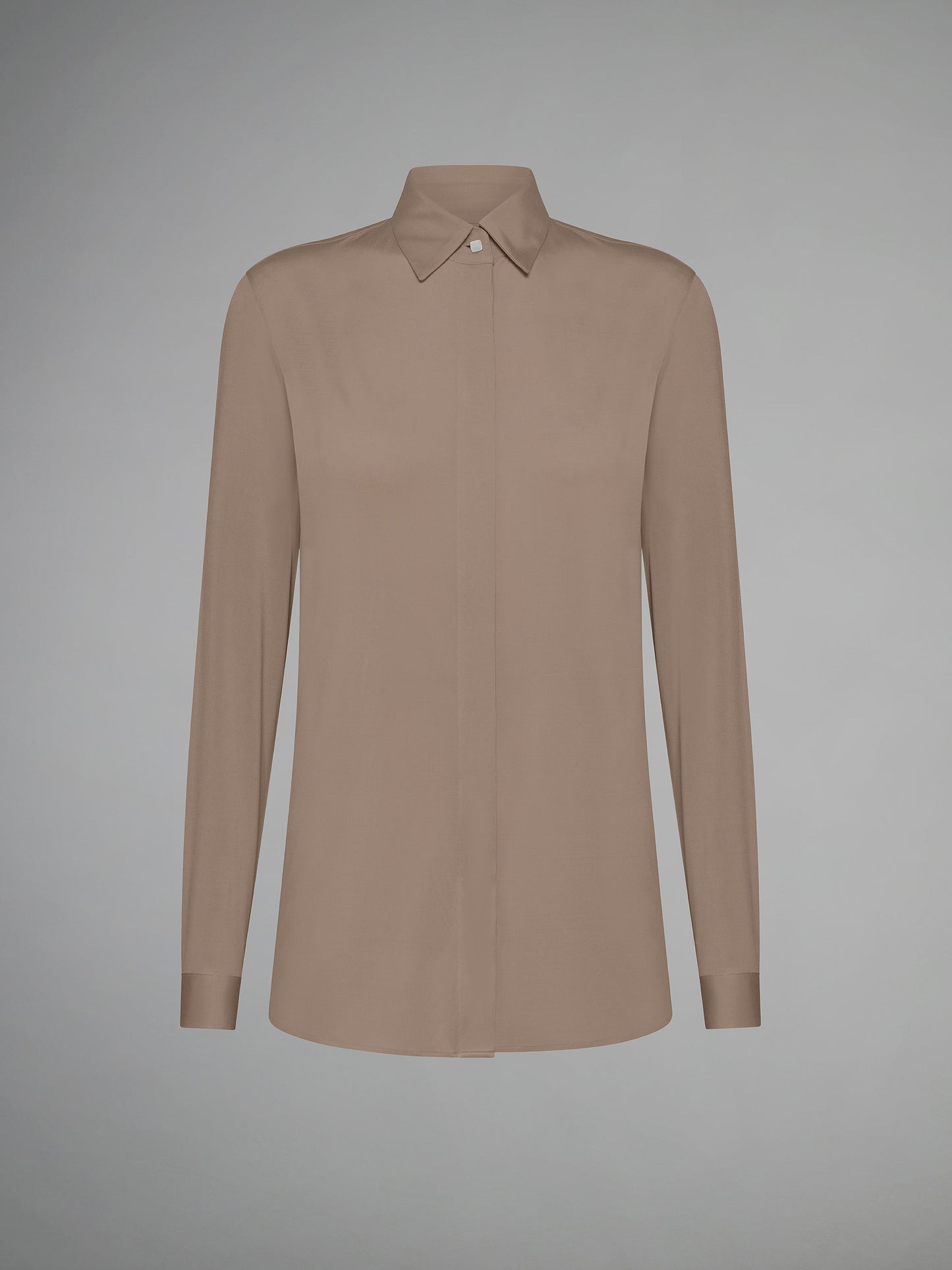 Cupro Plain Wom Shirt
