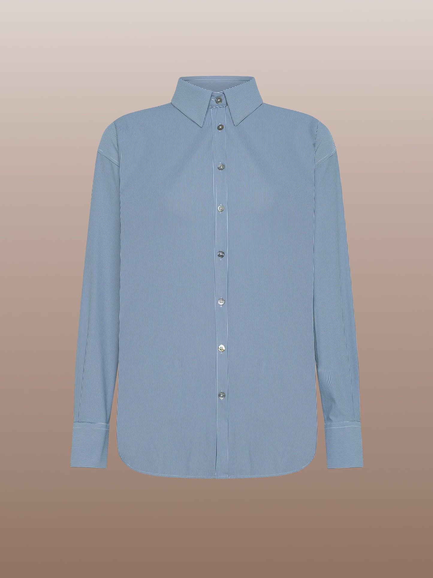 Oxford Jacquard Boyfriend Wom Shirt