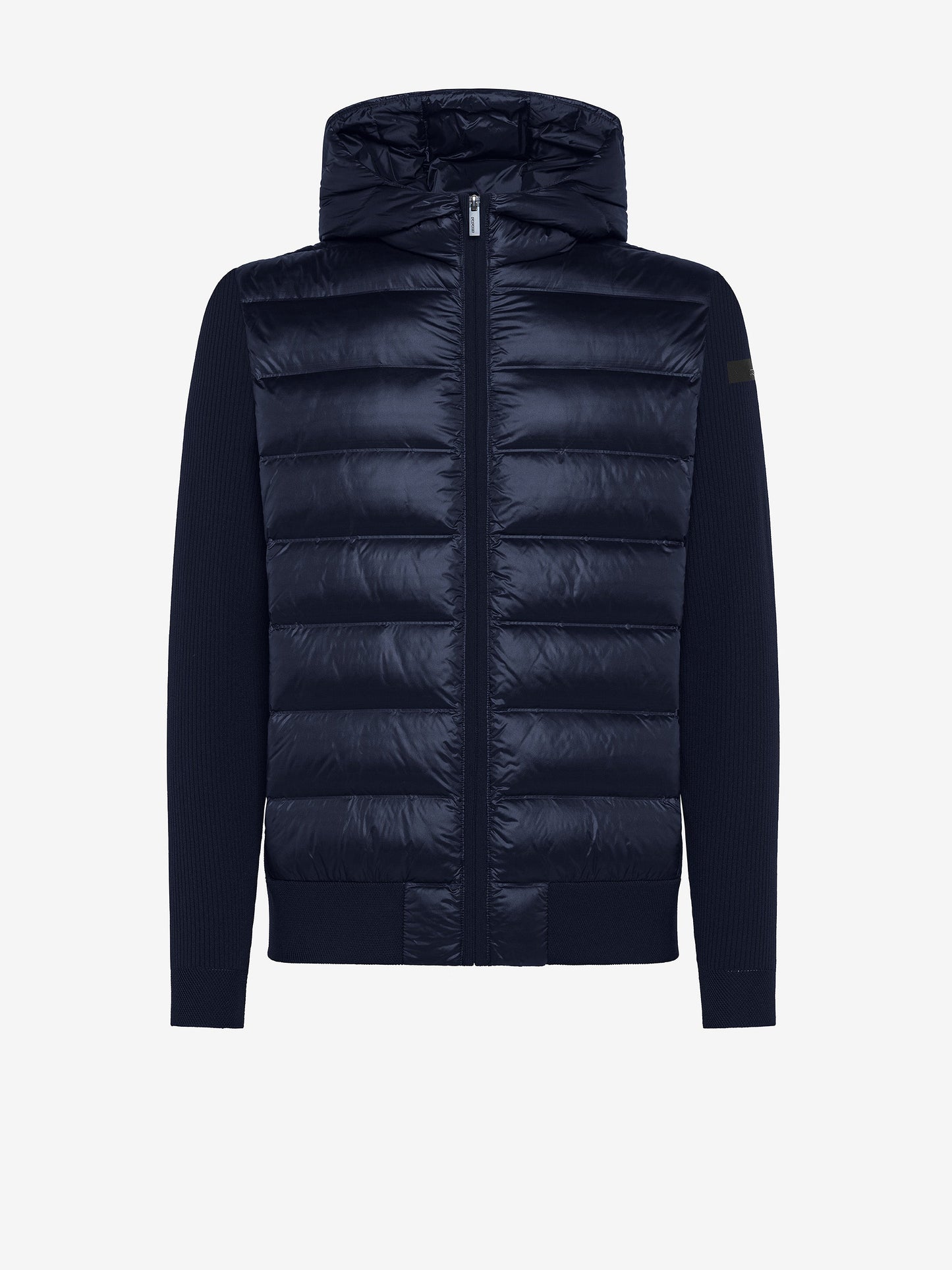 Amos Perlupin Duck Hood Zip Knit