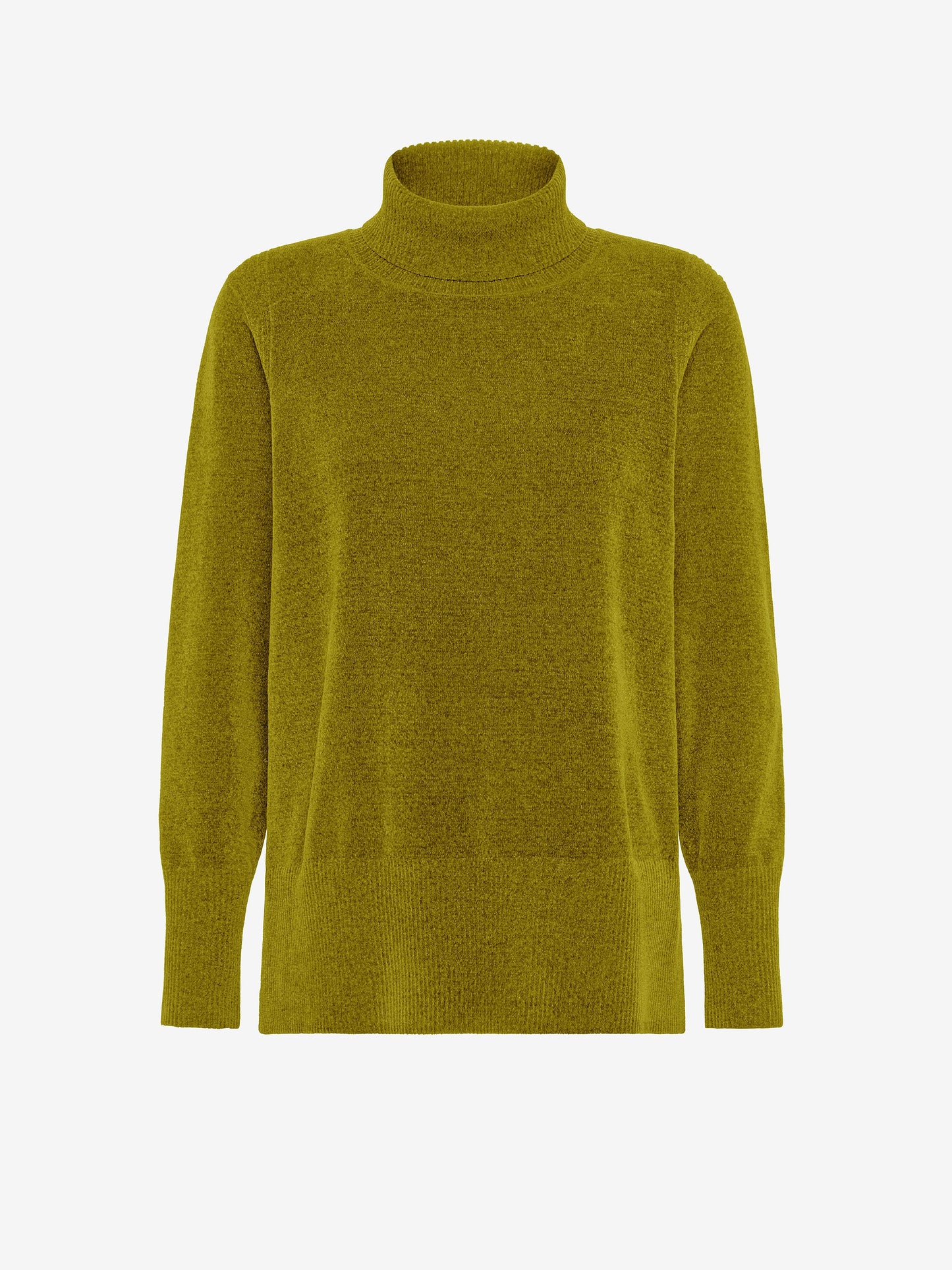 Velvet Vent Turtleneck Wom Knit