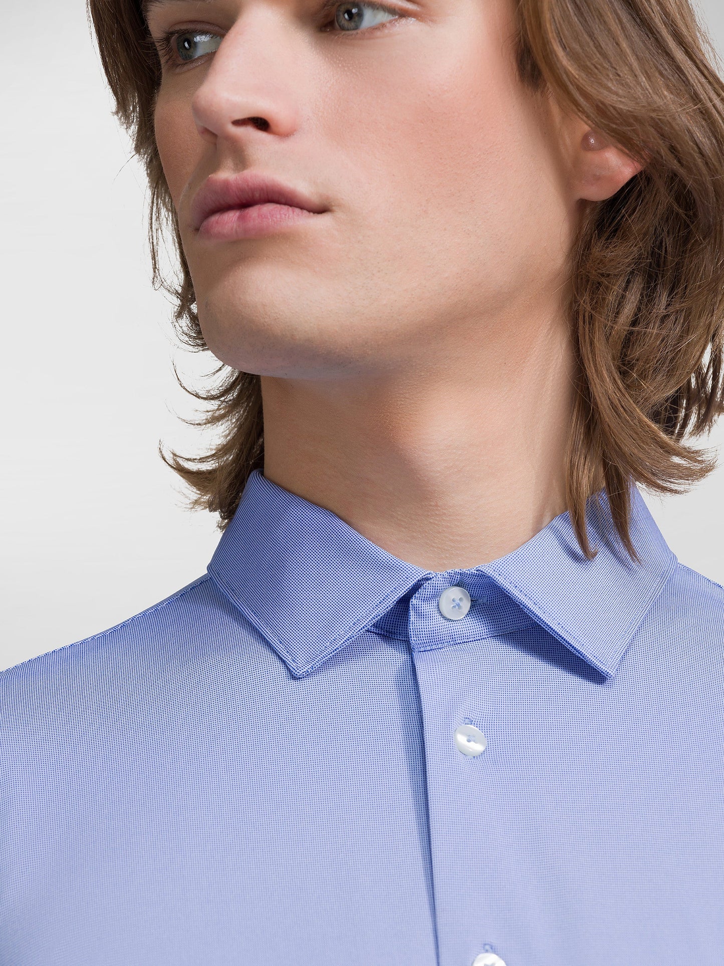 Oxford Jacquard Open Shirt