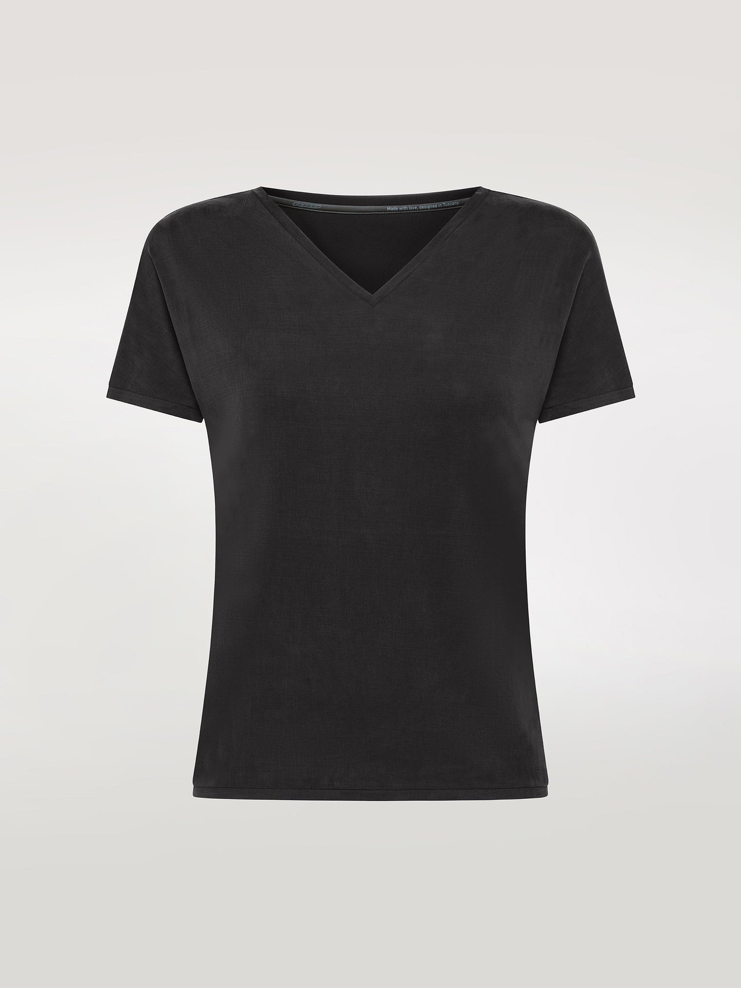 Cupro V-Neck Wom Shirty
