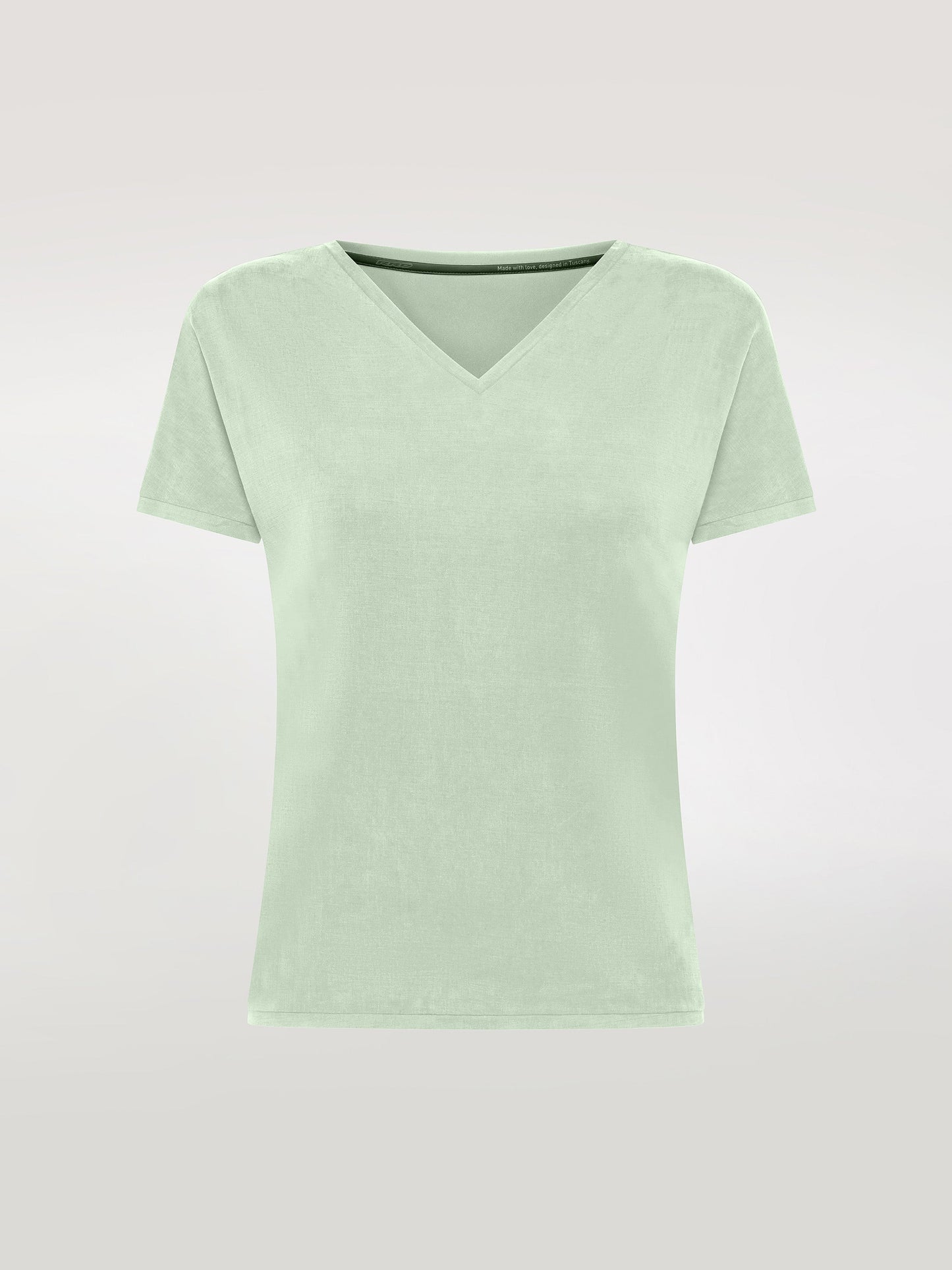 Cupro V-Neck Wom Shirty