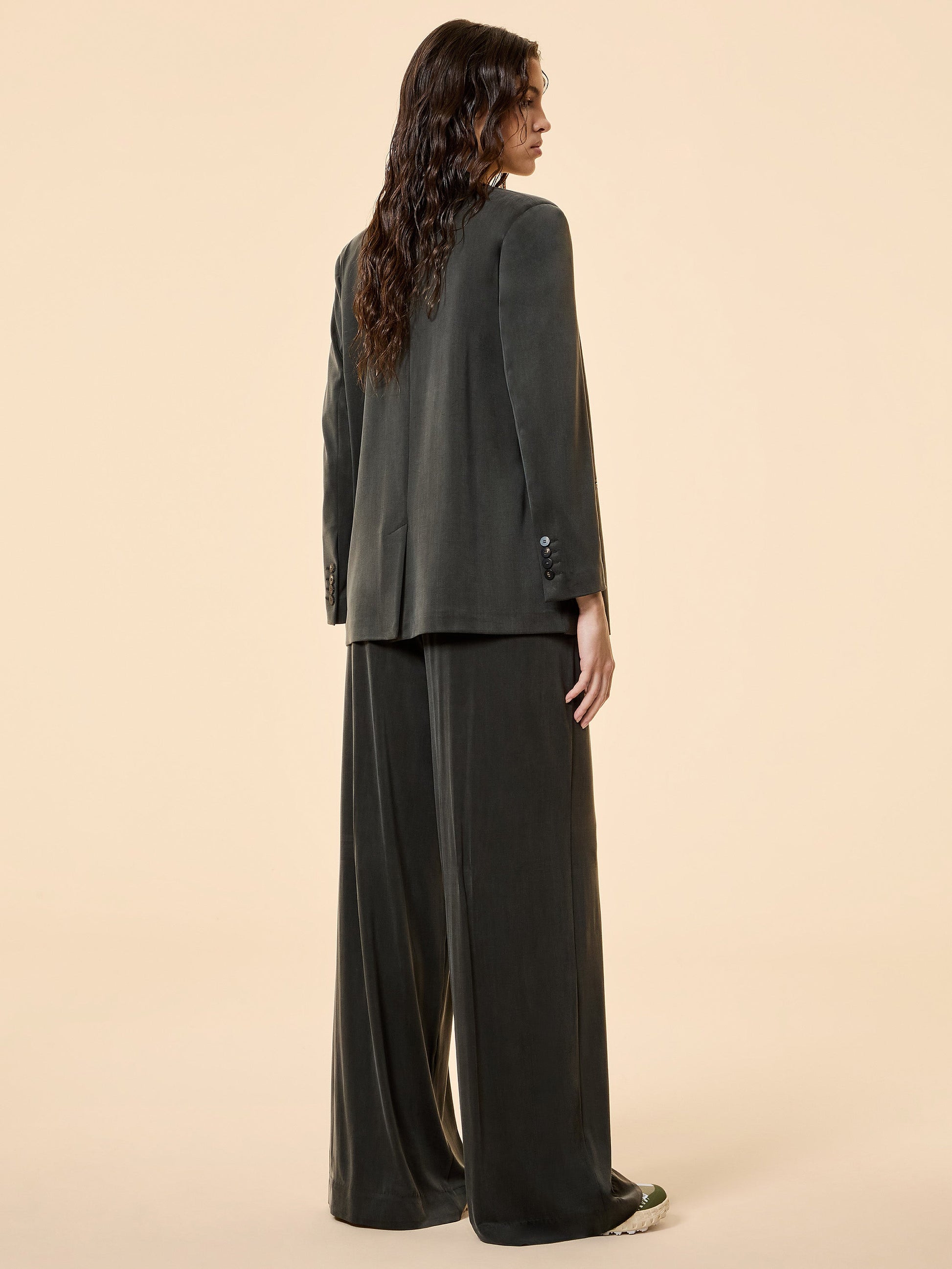 Cupro Boyfriend Wom Blazer - RRD Roberto Ricci Designs - Official Online Store