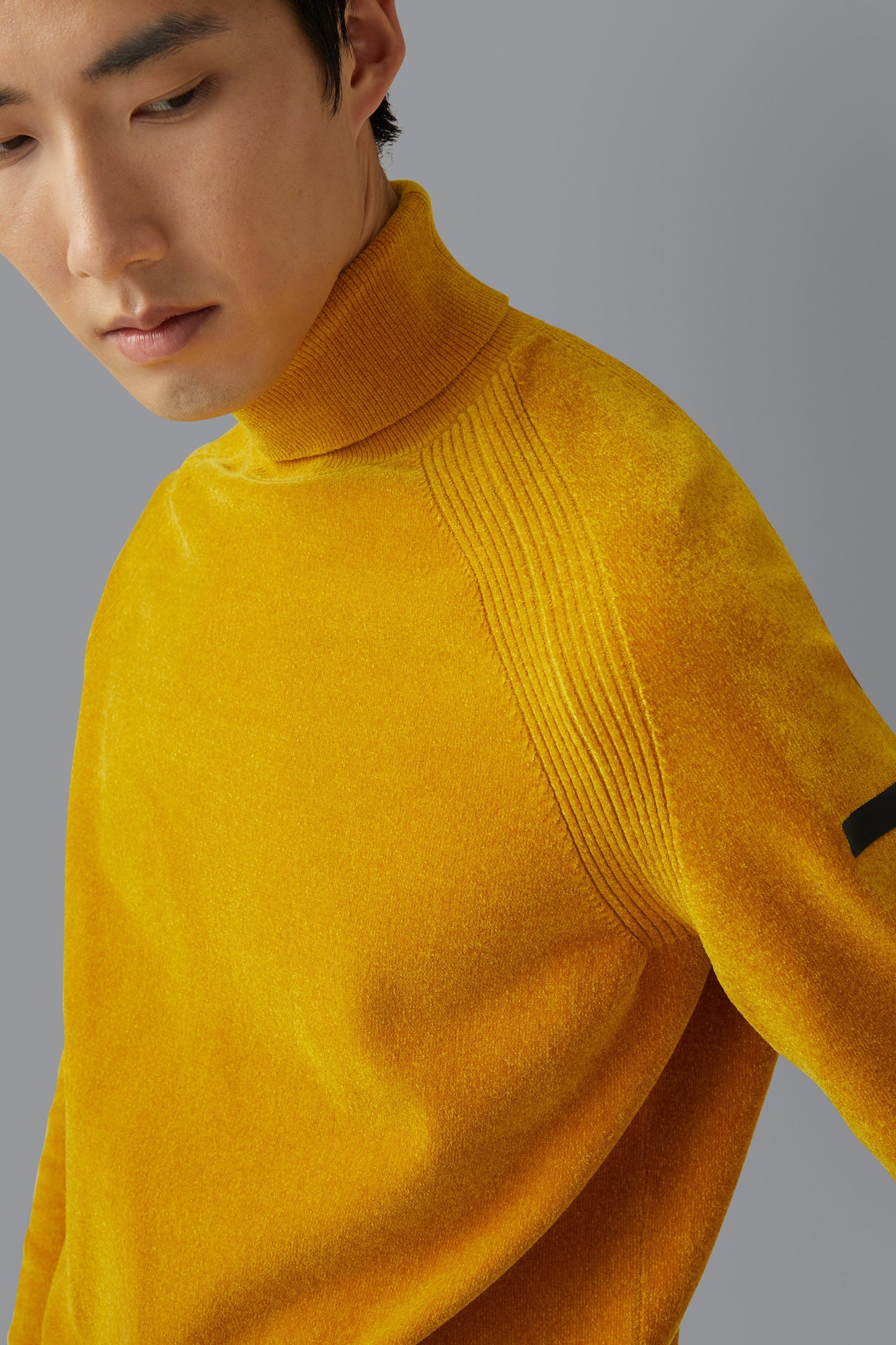 Knit Velvet Turtleneck