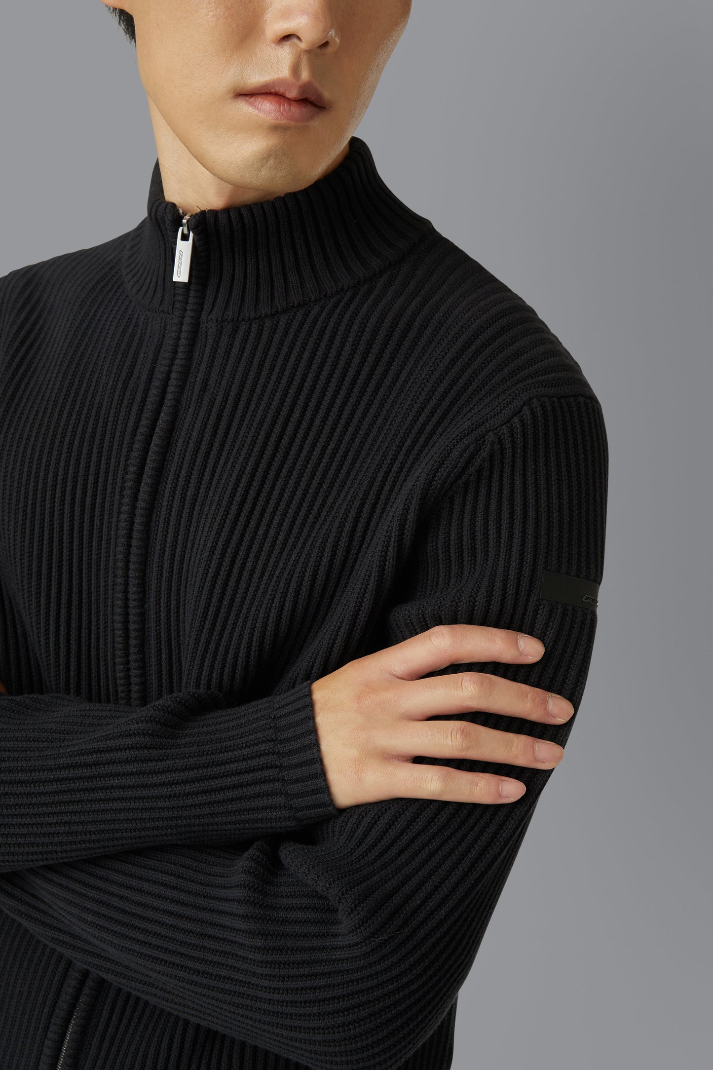 Knit Cotton 7 Zip