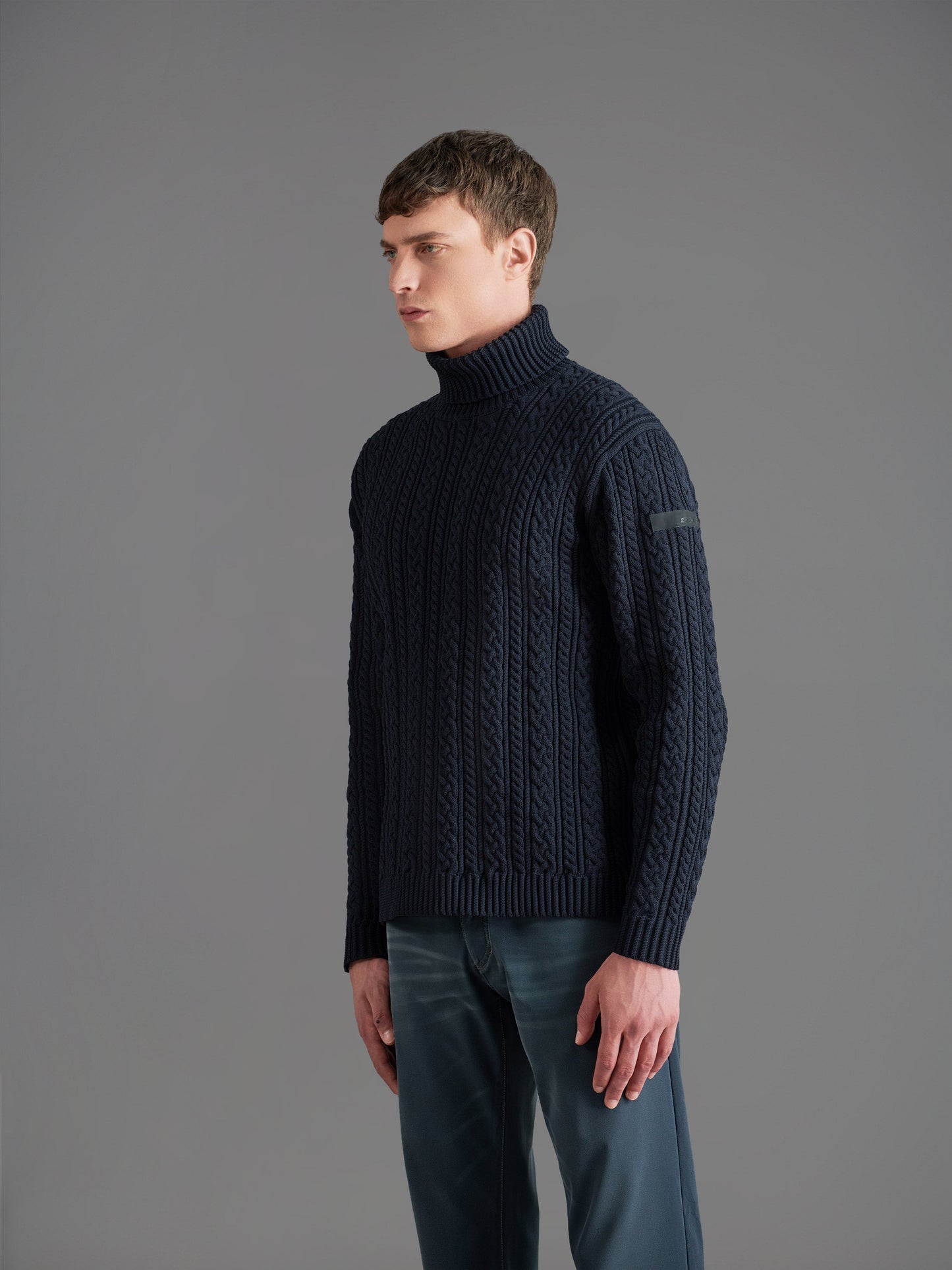 Amos Fish Turtleneck Knit