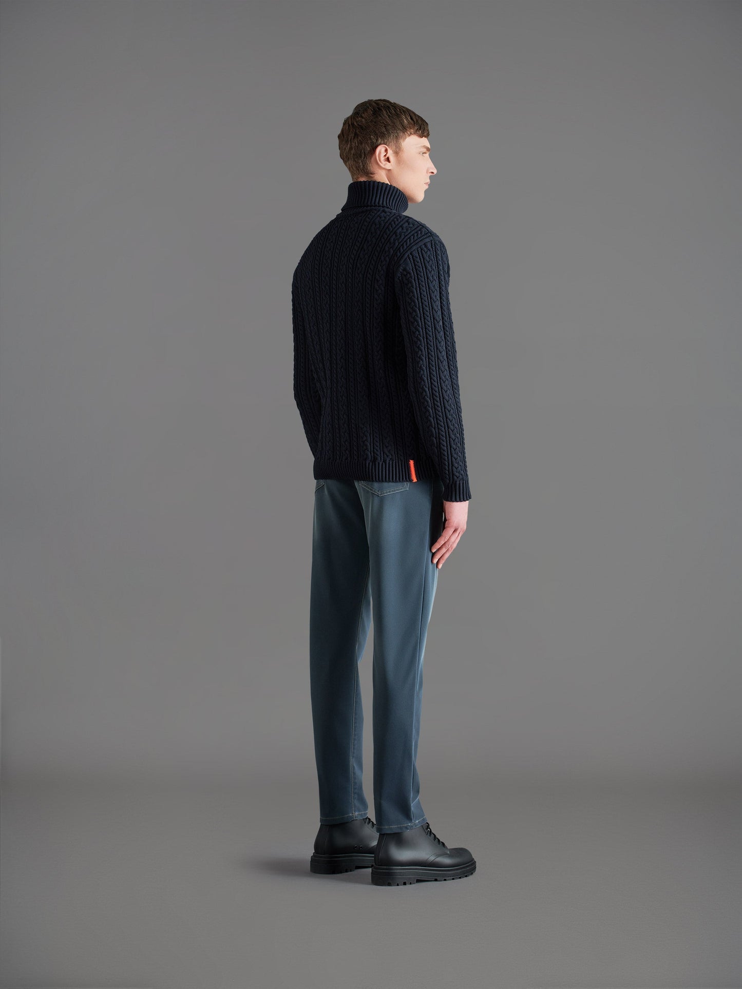 Amos Fish Turtleneck Knit
