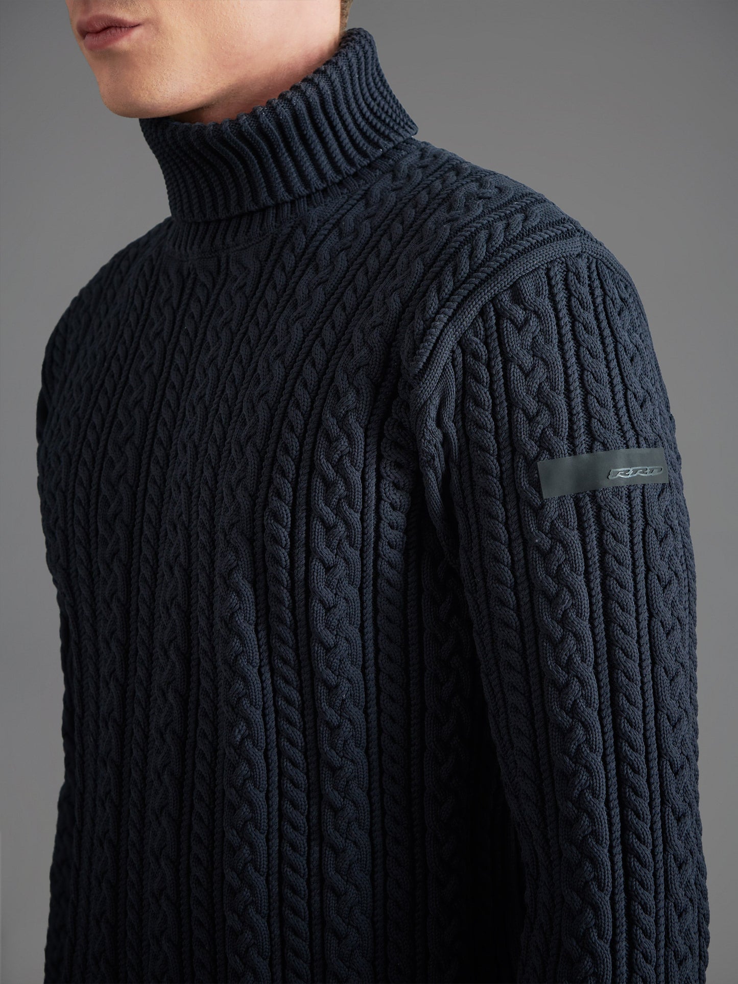 Amos Fish Turtleneck Knit
