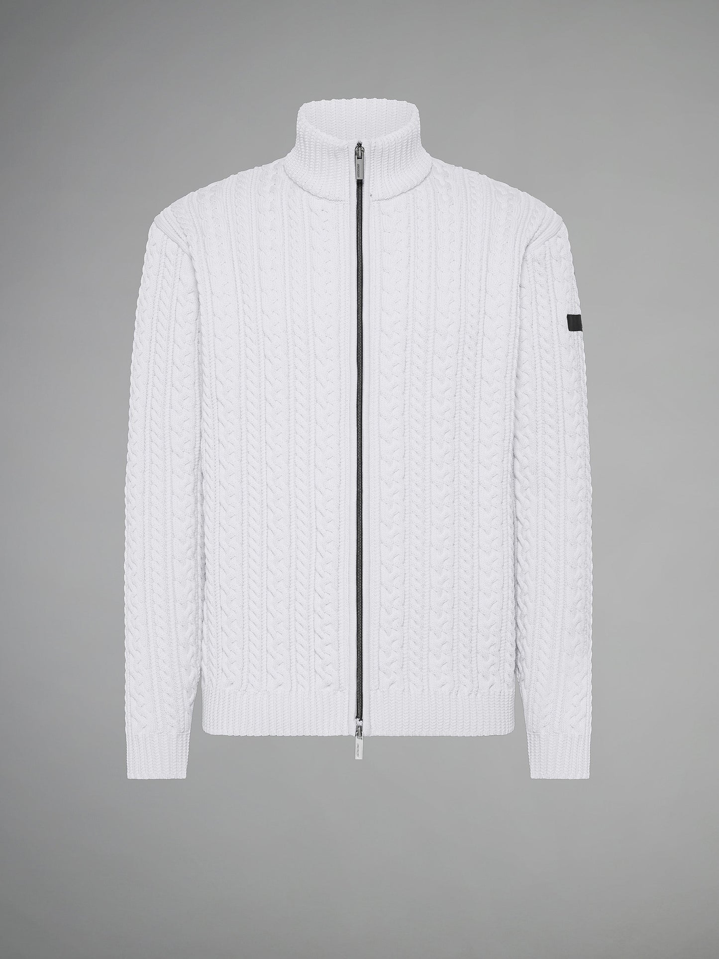 Amos Fish Full Zip Knit