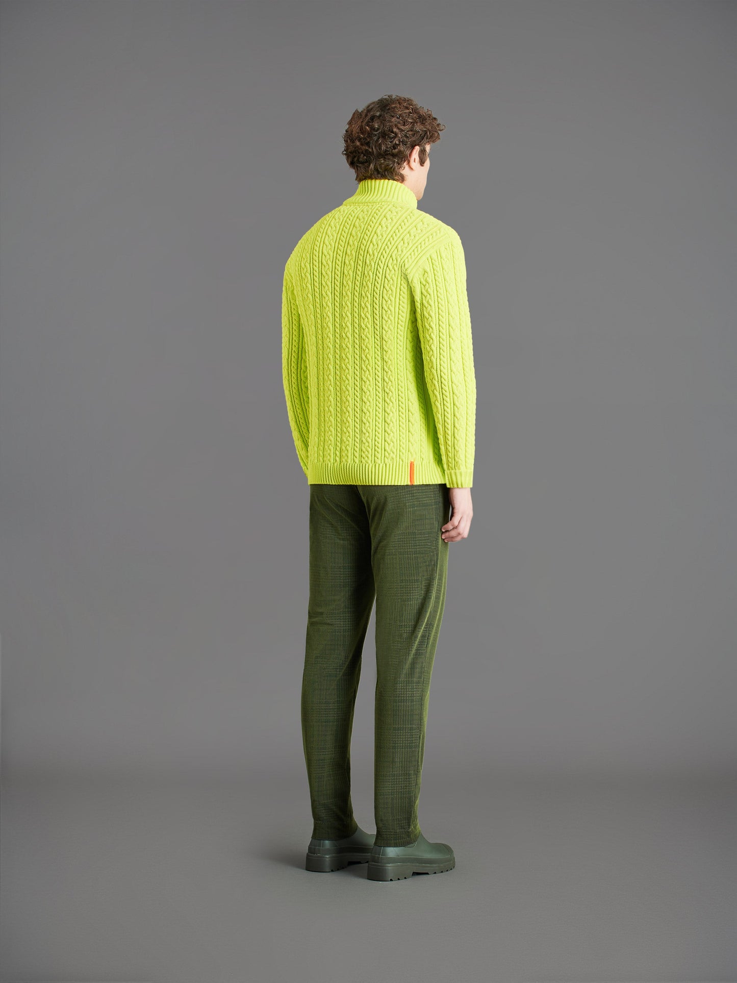 Amos Fish Full Zip Knit