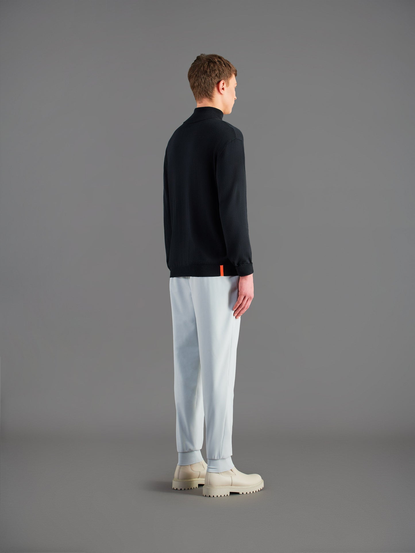 Intarzia Turtleneck Knit