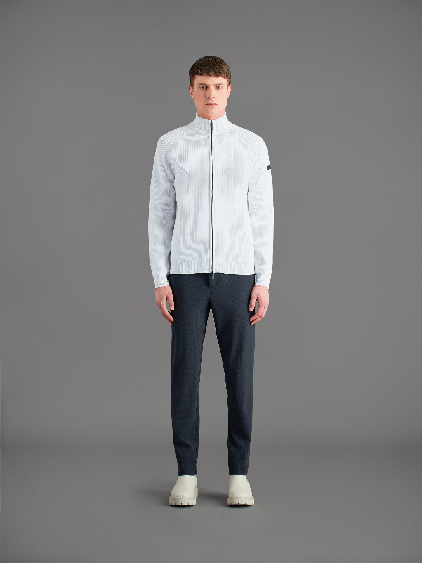 Amos Perla Full Zip Knit