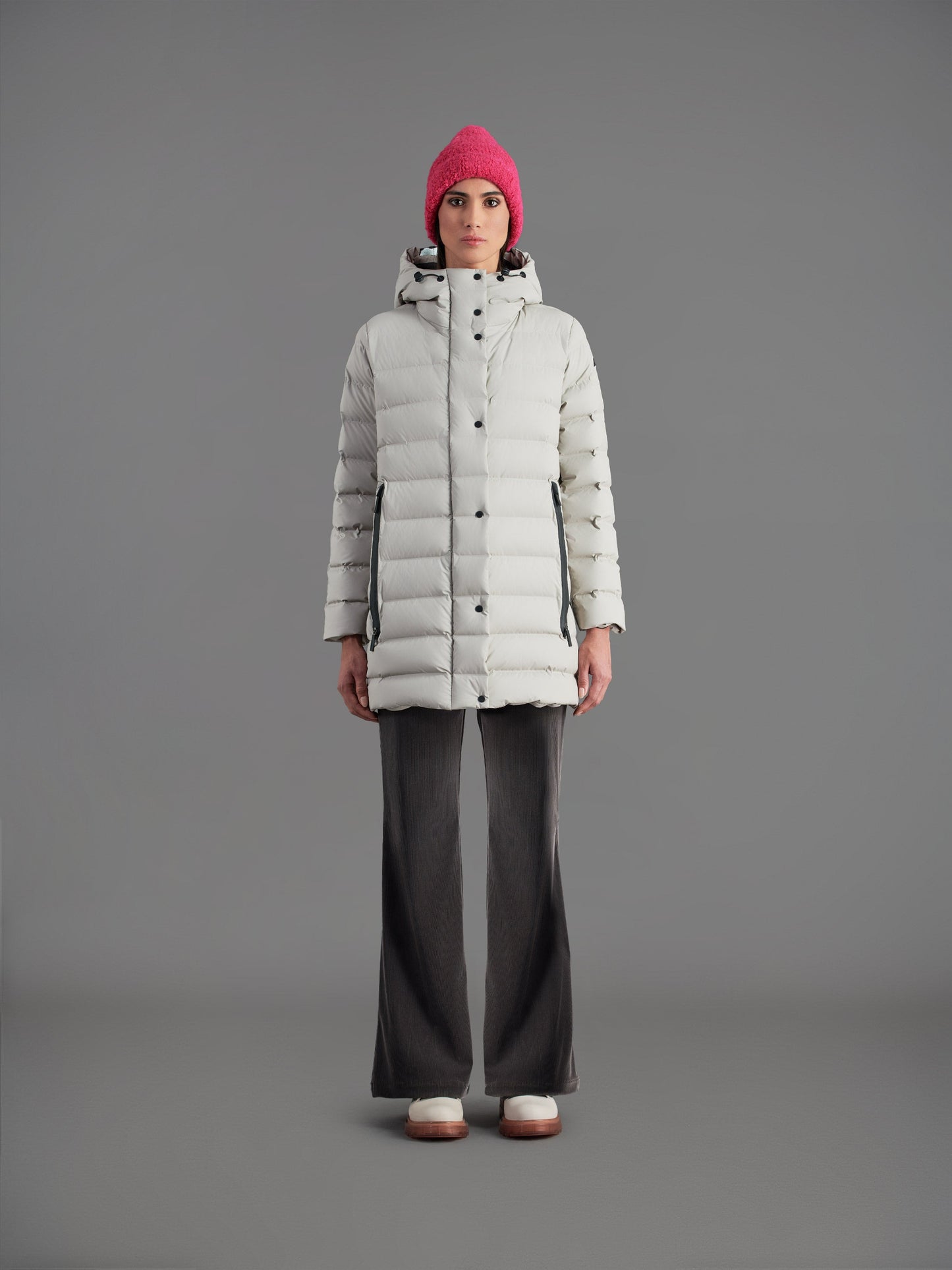 Rubber Tubic Parka Wom Jkt