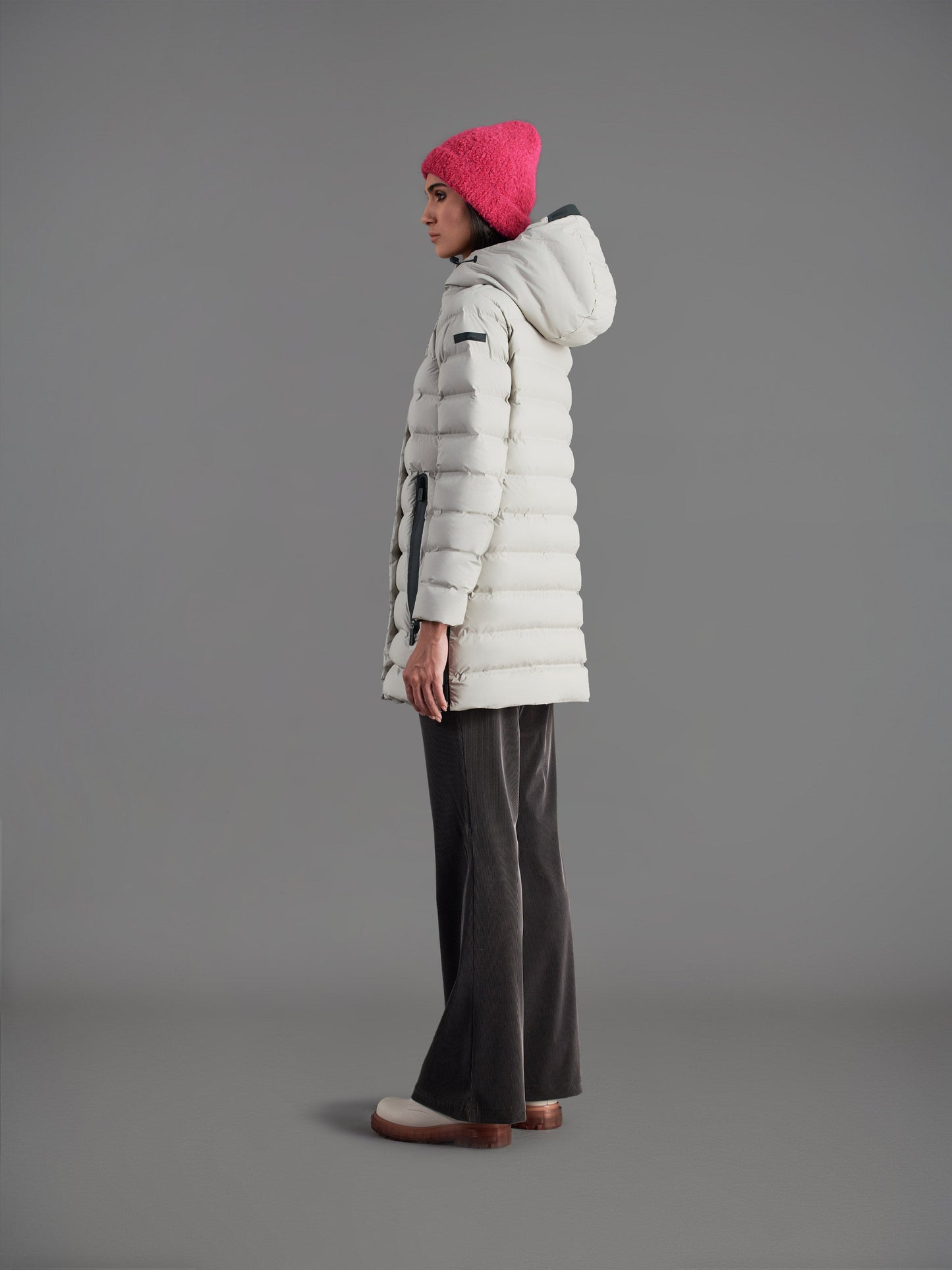 Rubber Tubic Parka Wom Jkt