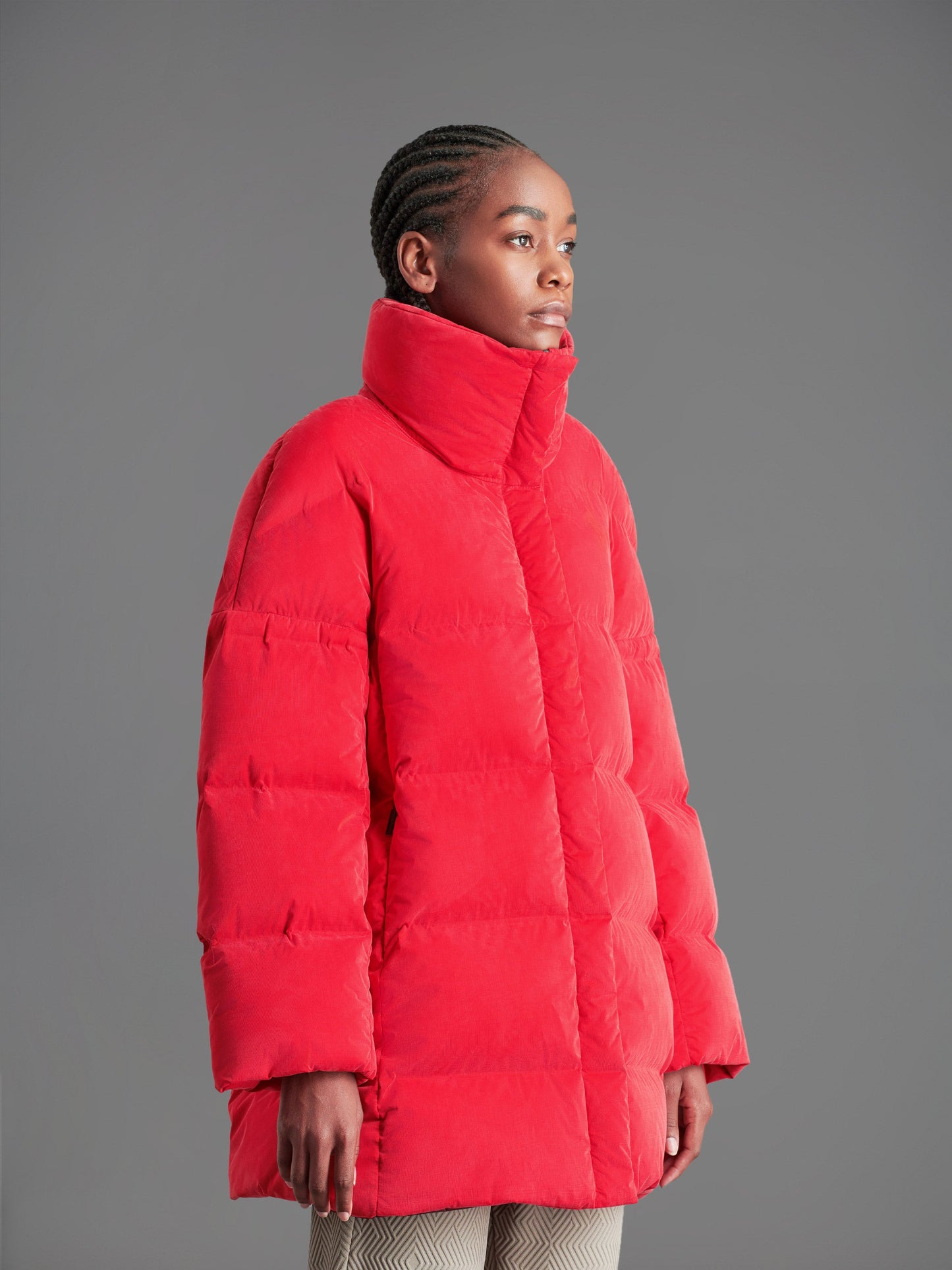 Cupro Tubic Coat Wom Jkt