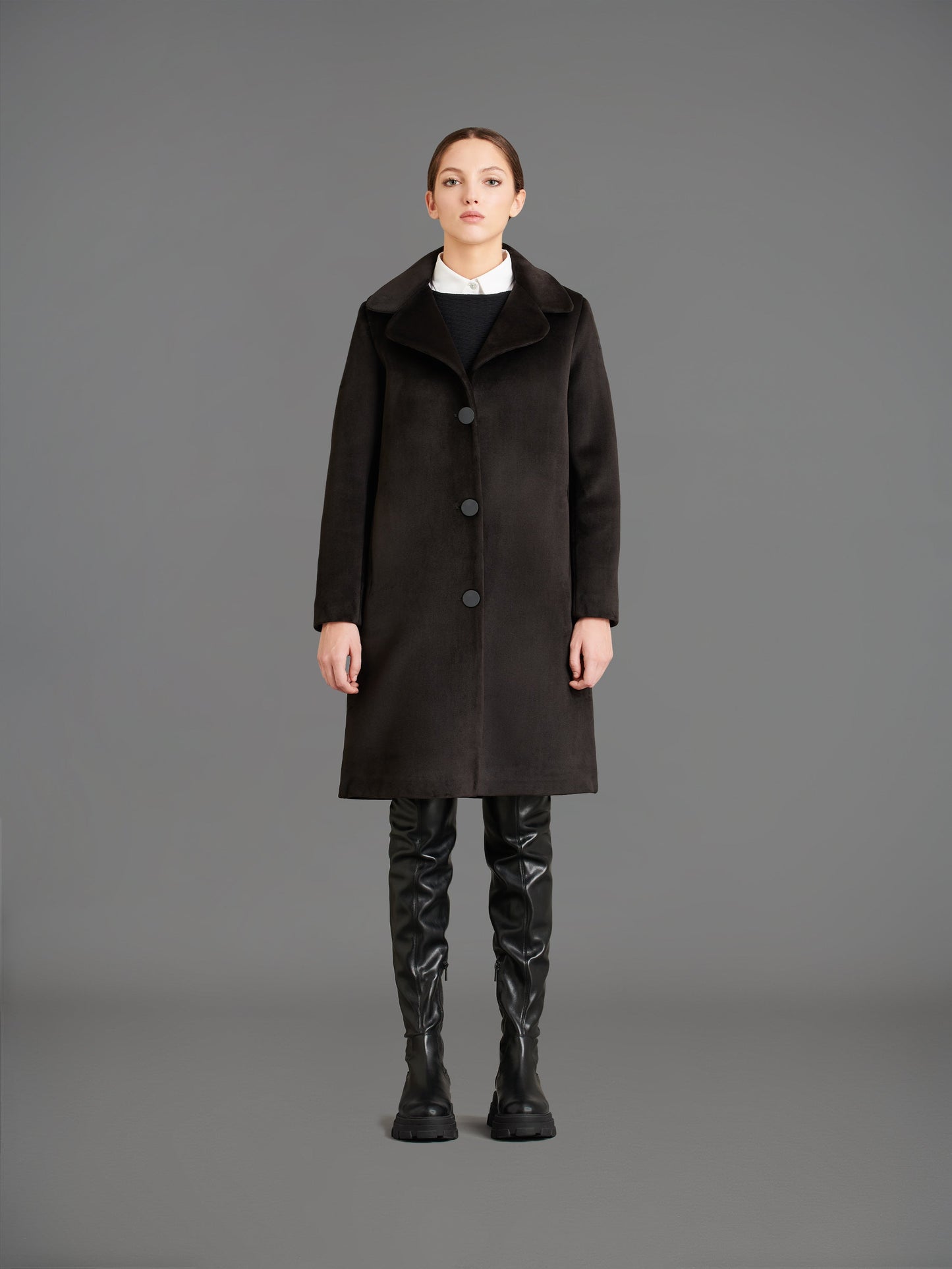 Velvet Neo Coat Over Wom Jkt