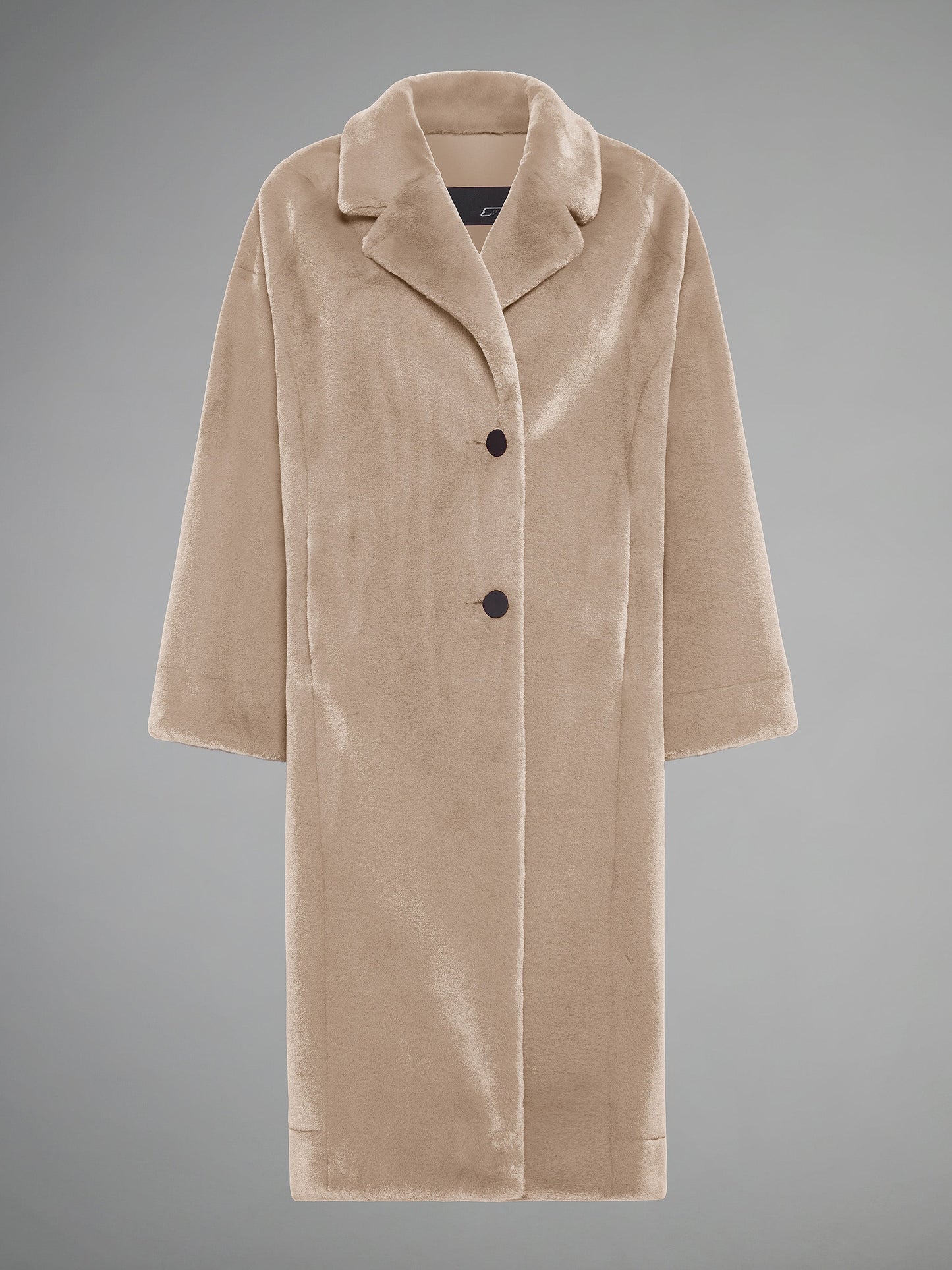 Eco Fur Kimono Coat Wom Jkt