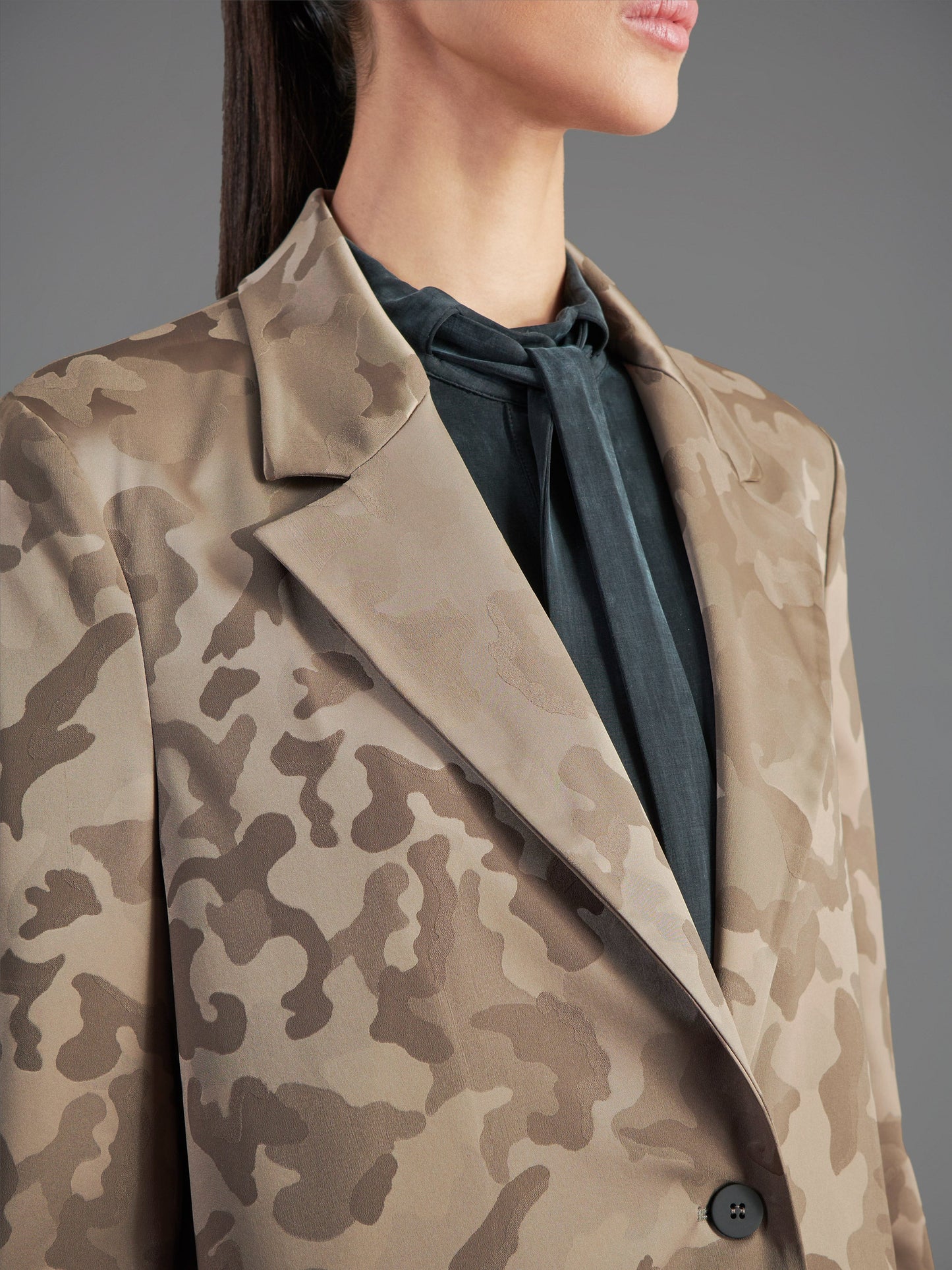 Dolly Camo Boyfriend Wom Blazer