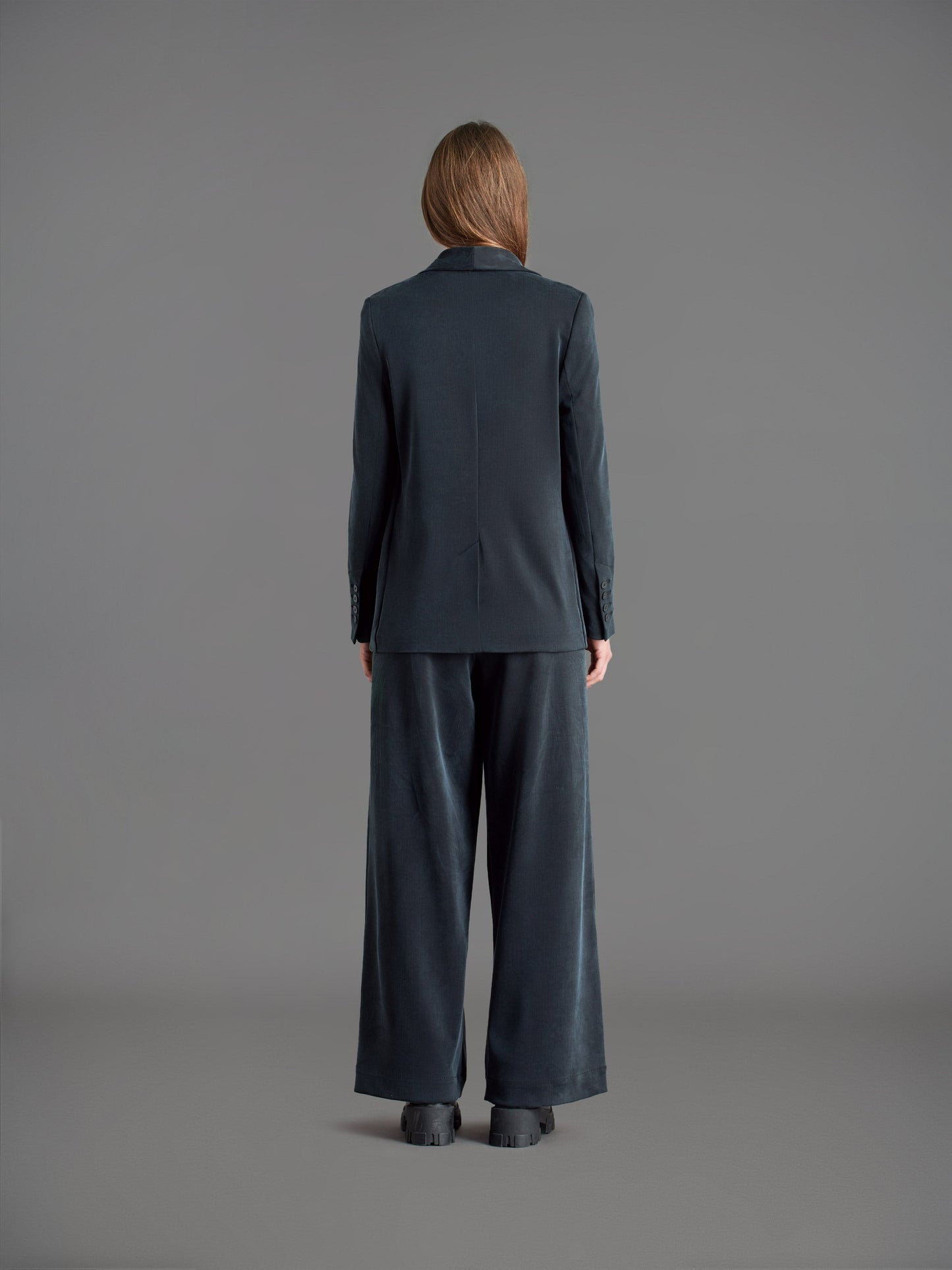 Cupro Smoke Wom Blazer