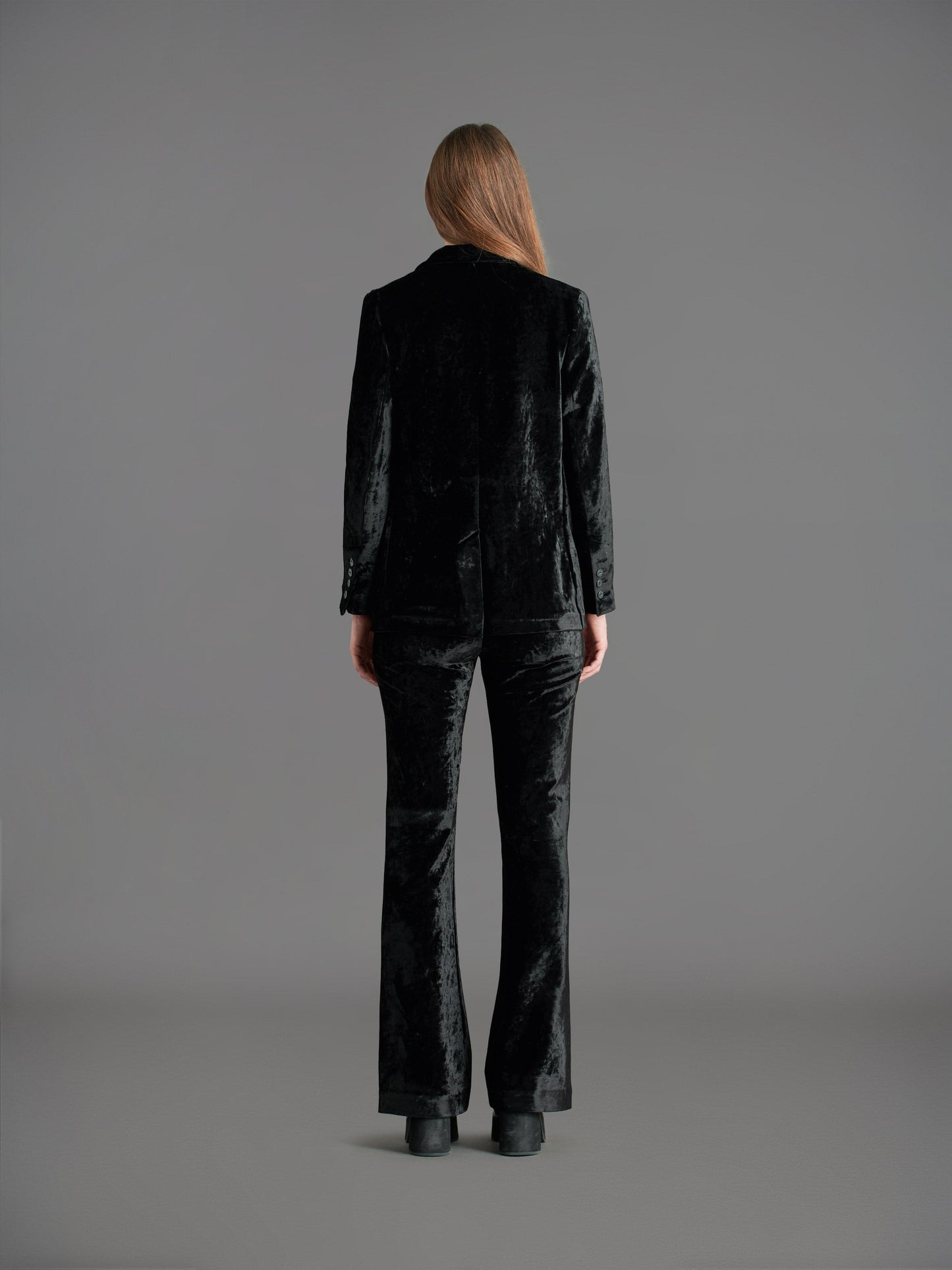 Velvet Night Smoke Wom Blazer