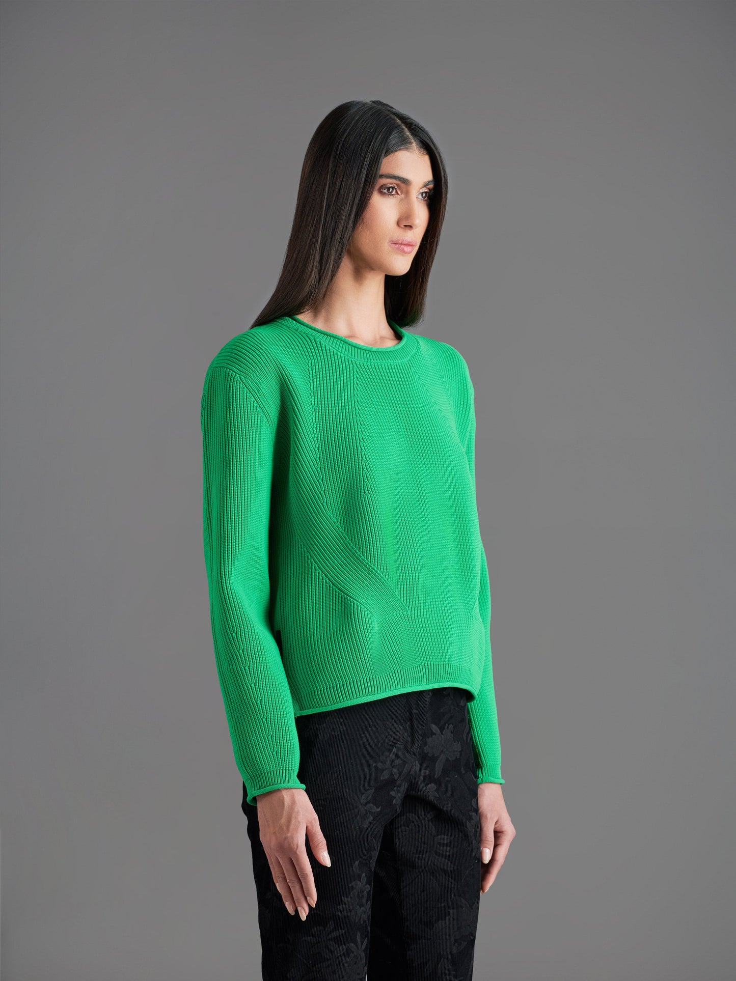 Amos Perla Round Wom Knit