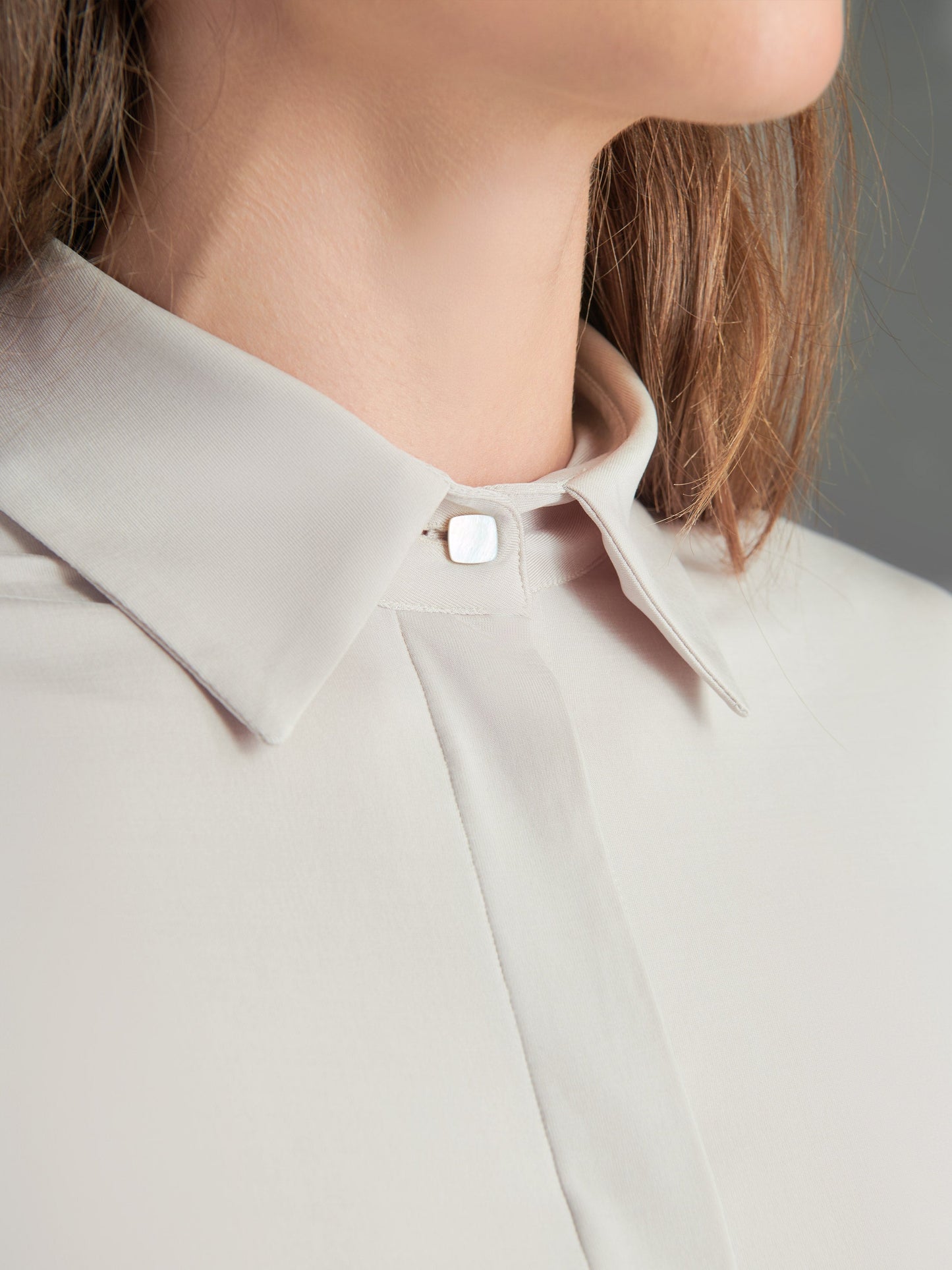 Cupro Plain Wom Shirt