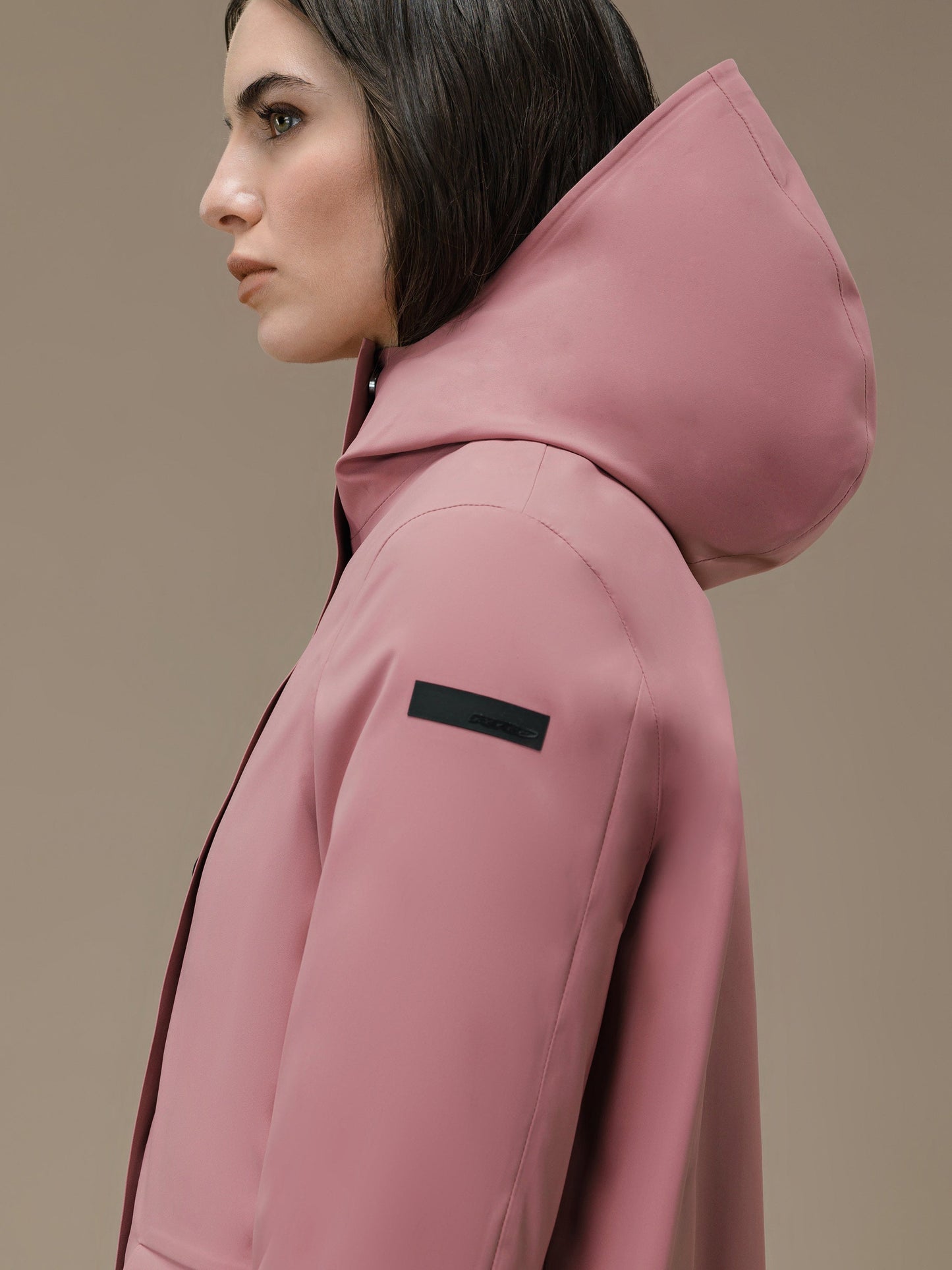 Color Detachable Parka Short Wom Jkt