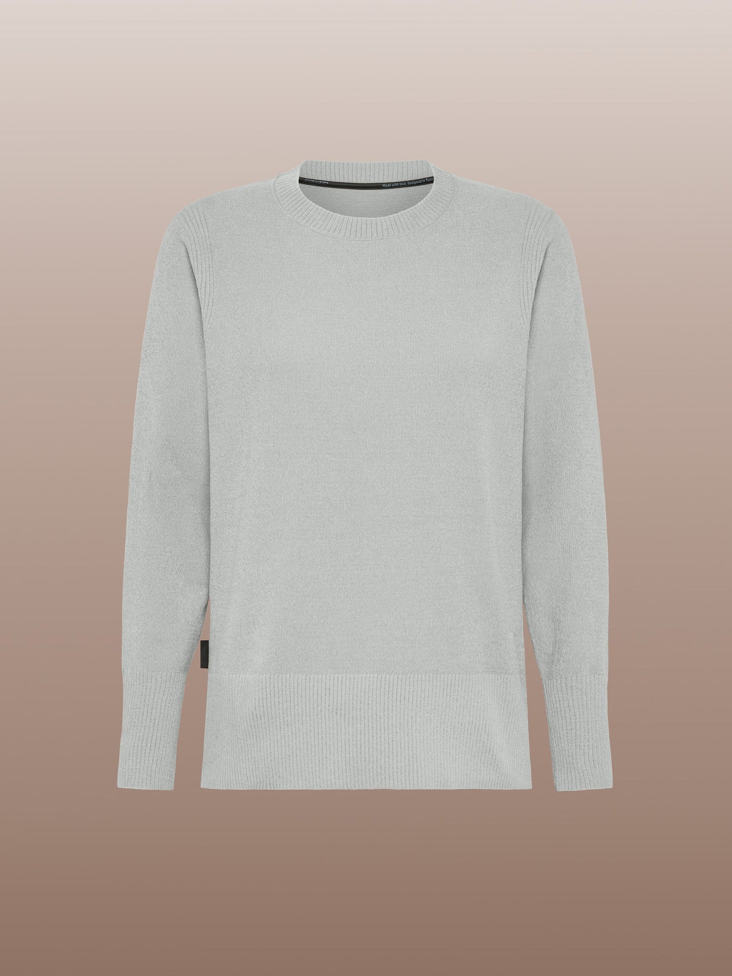 Velvet Vent Round Wom Knit