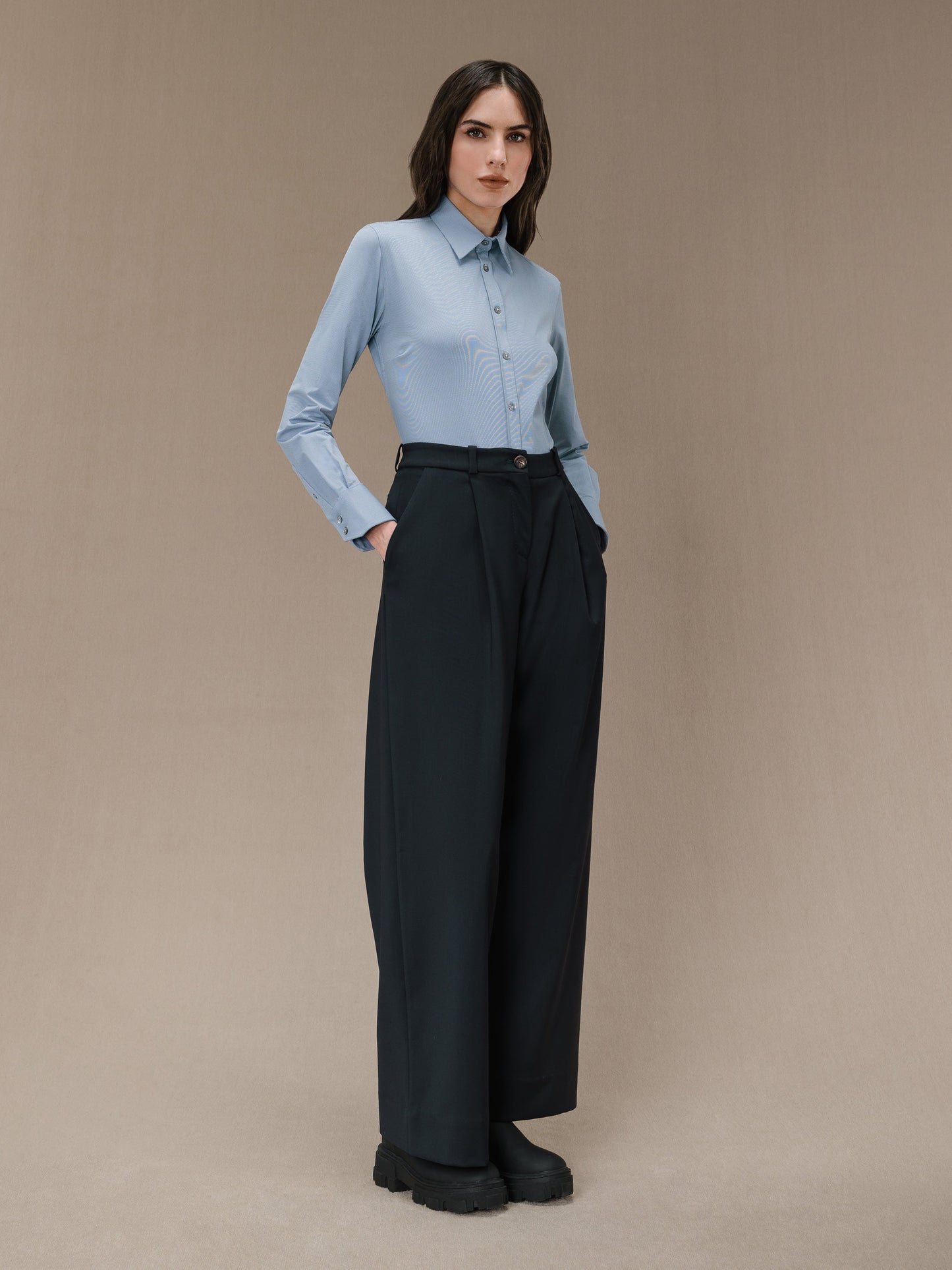 Oxford Jacquard Wom Shirt