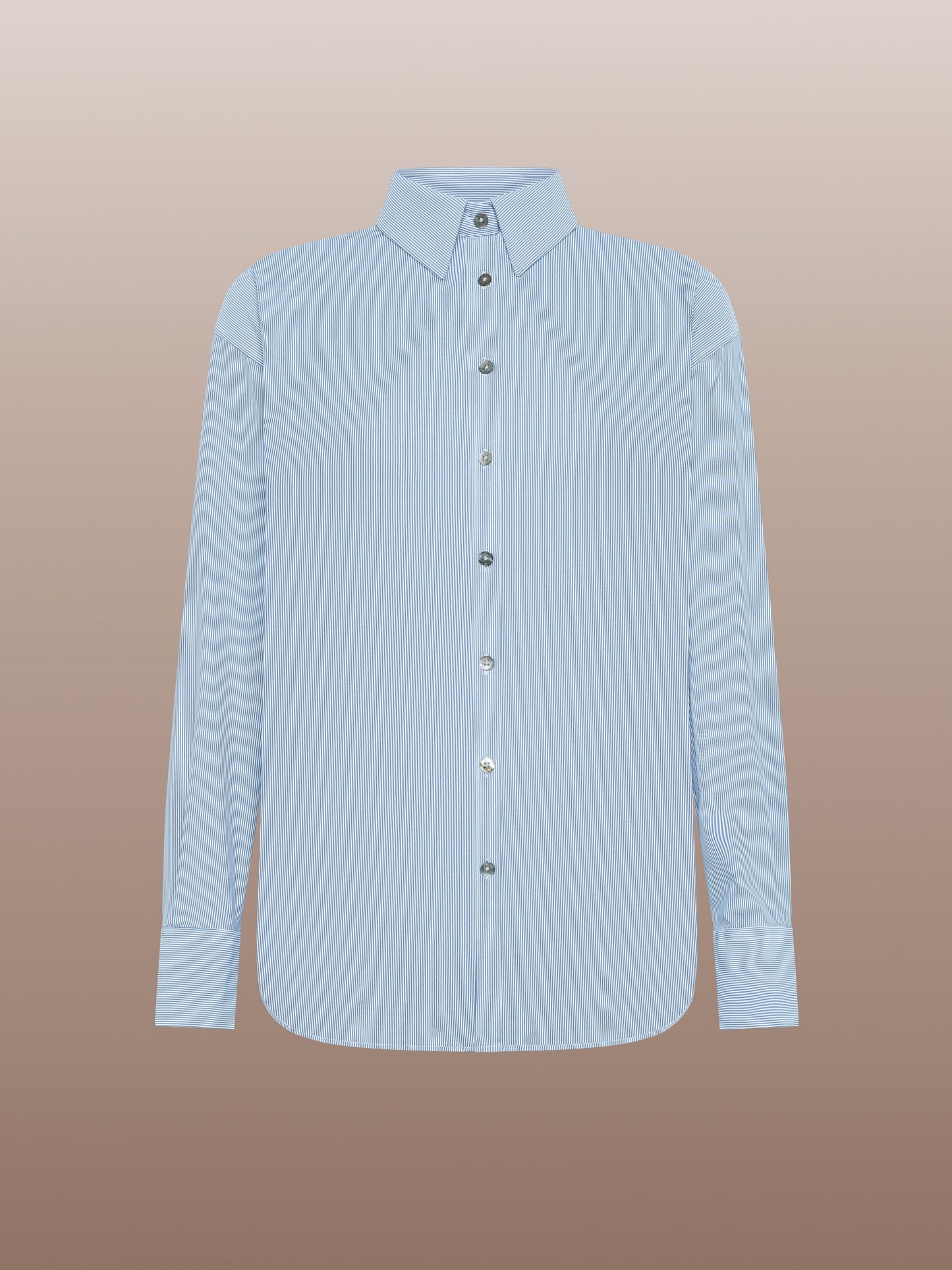 Oxford Jacquard Boyfriend Wom Shirt
