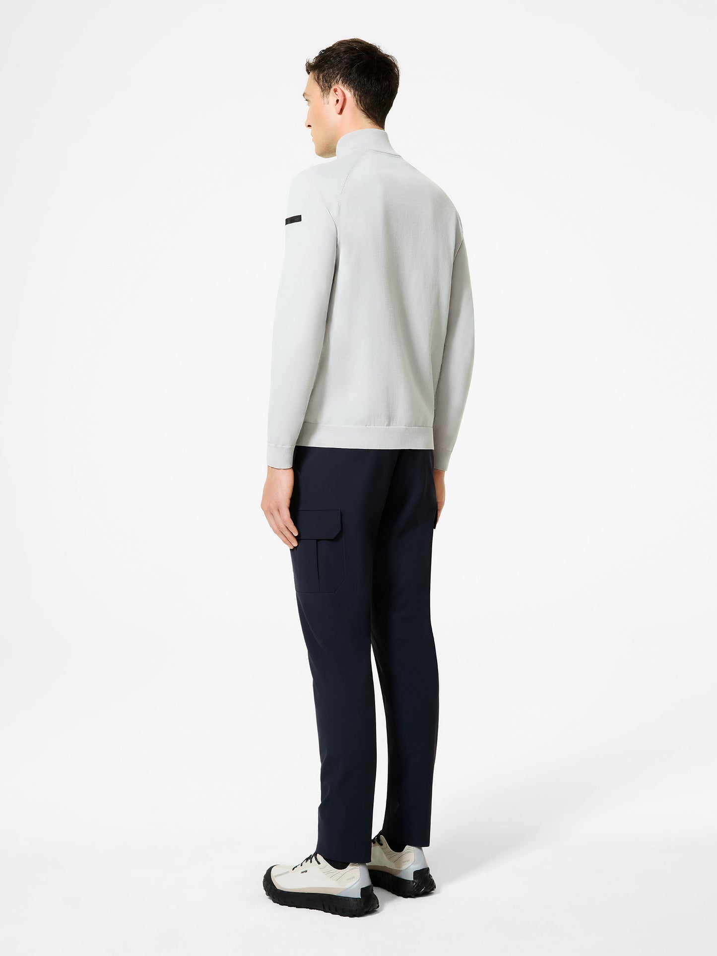 Amos Cotton Full Zip Knit