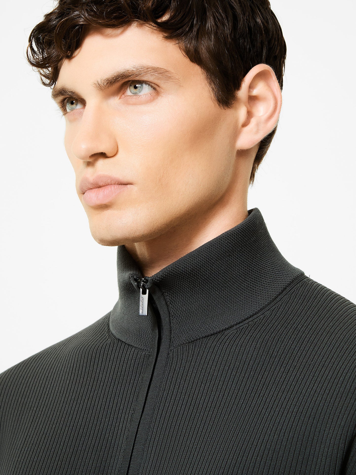 Amos  Perlupin Full Zip Knit