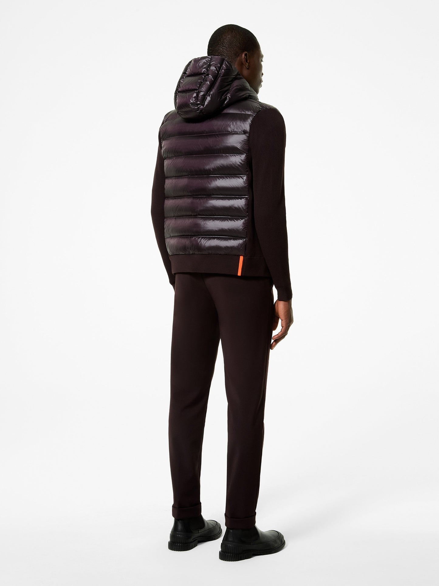 Amos  Perlupin Duck Hood Zip Knit