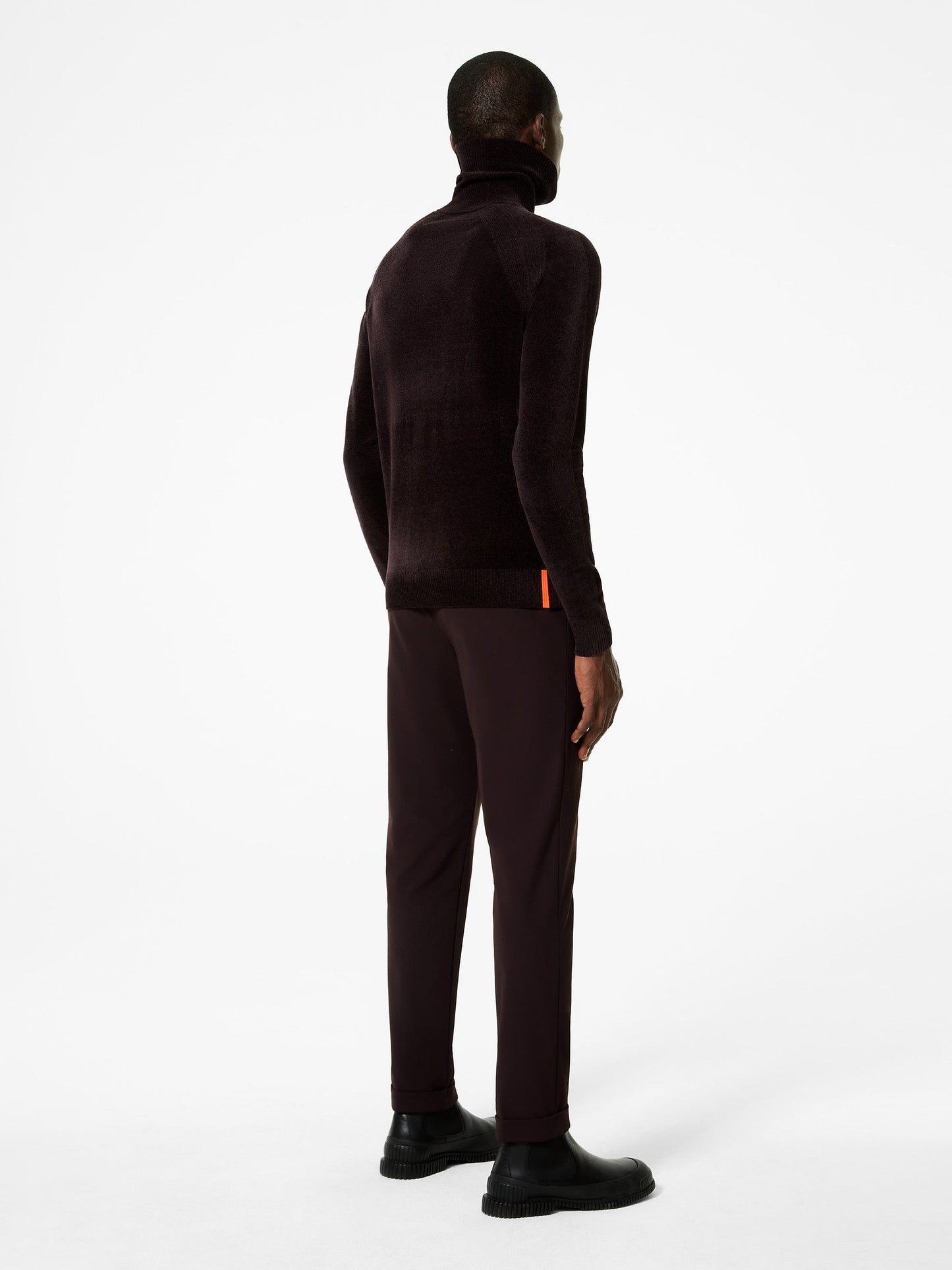 Velvet Turtleneck Knit