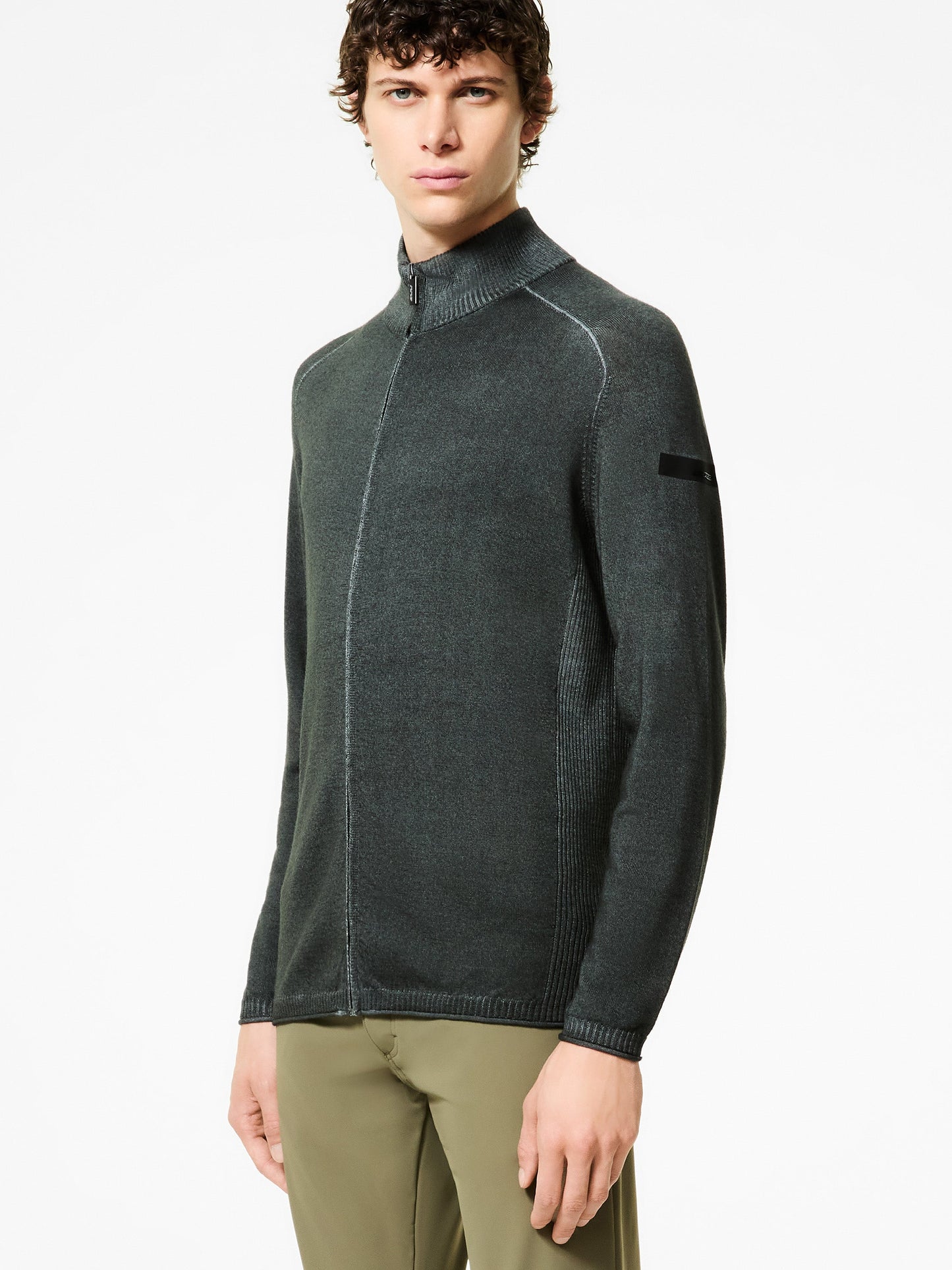 Crispy Full Zip Knit