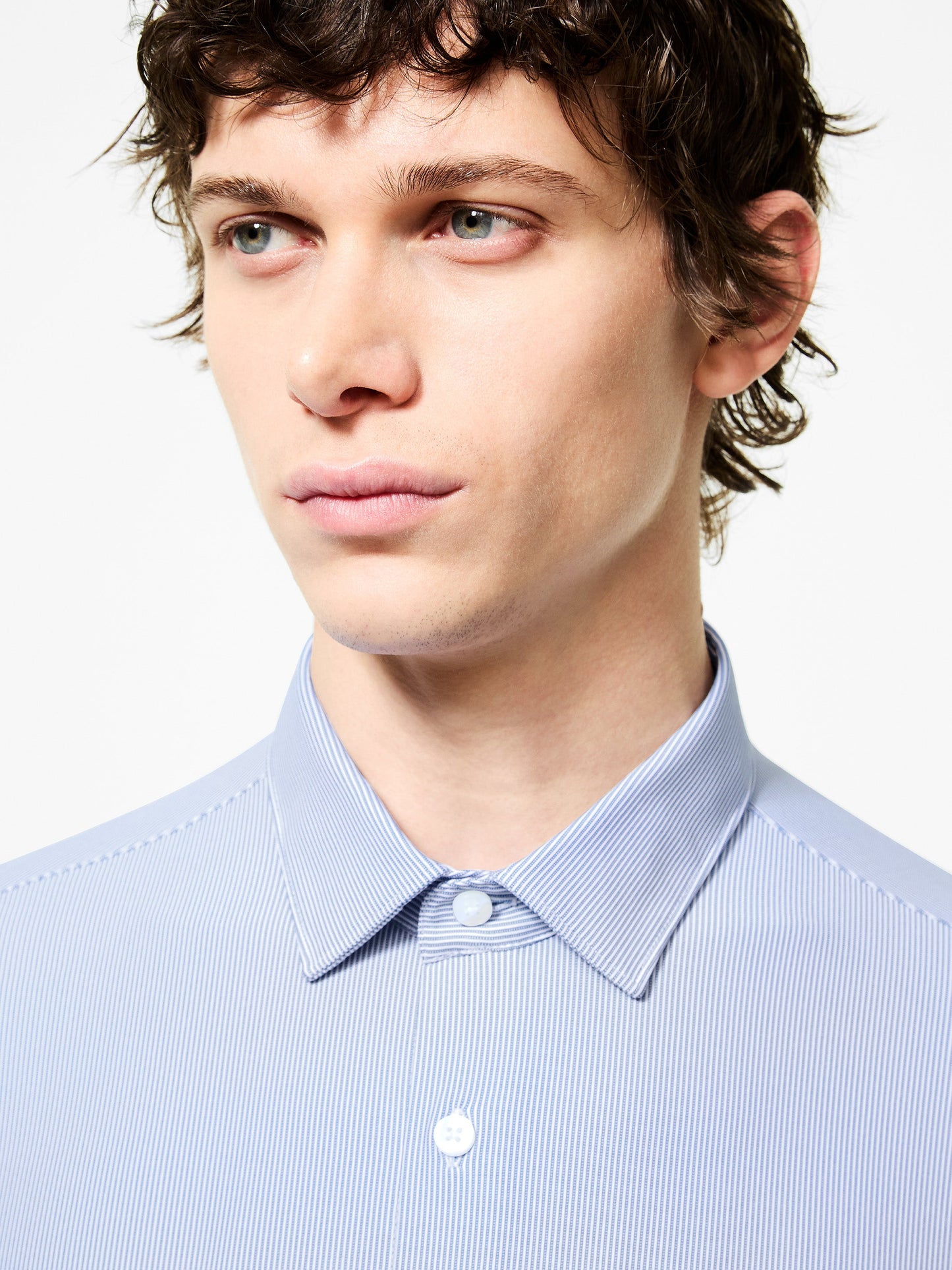 Oxford Jacquard Open Shirt