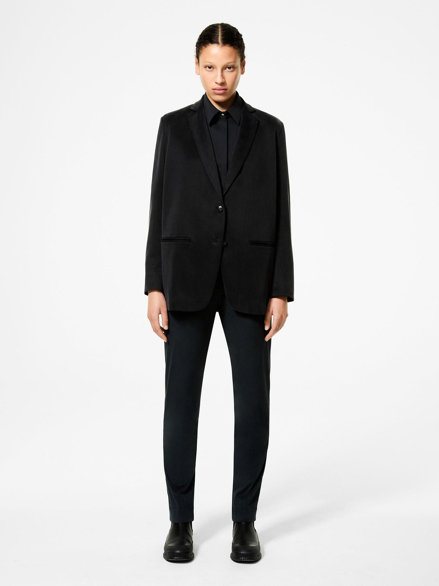 Cupro Boyfriend Wom Blazer