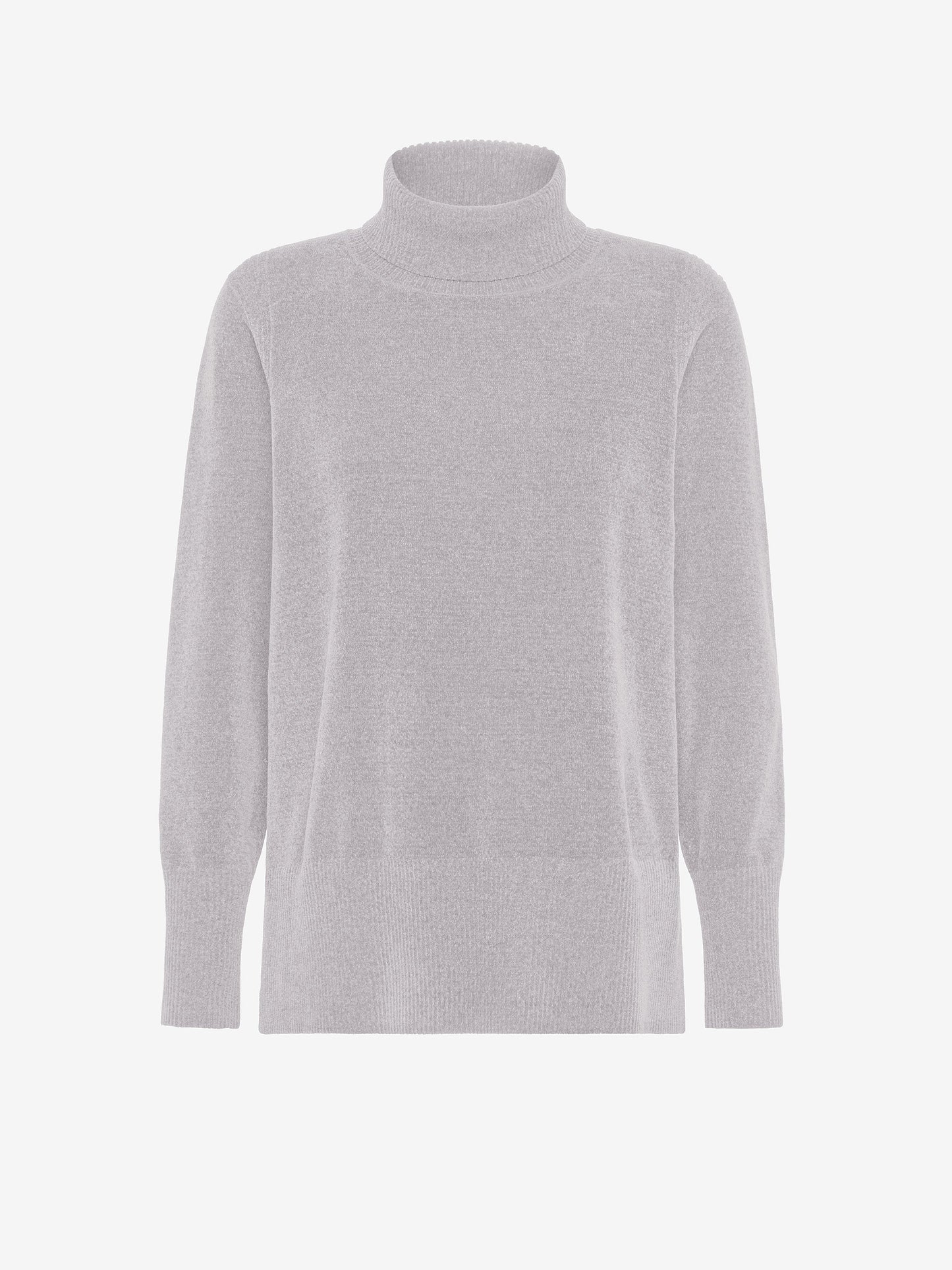 Velvet Vent Turtleneck Wom Knit