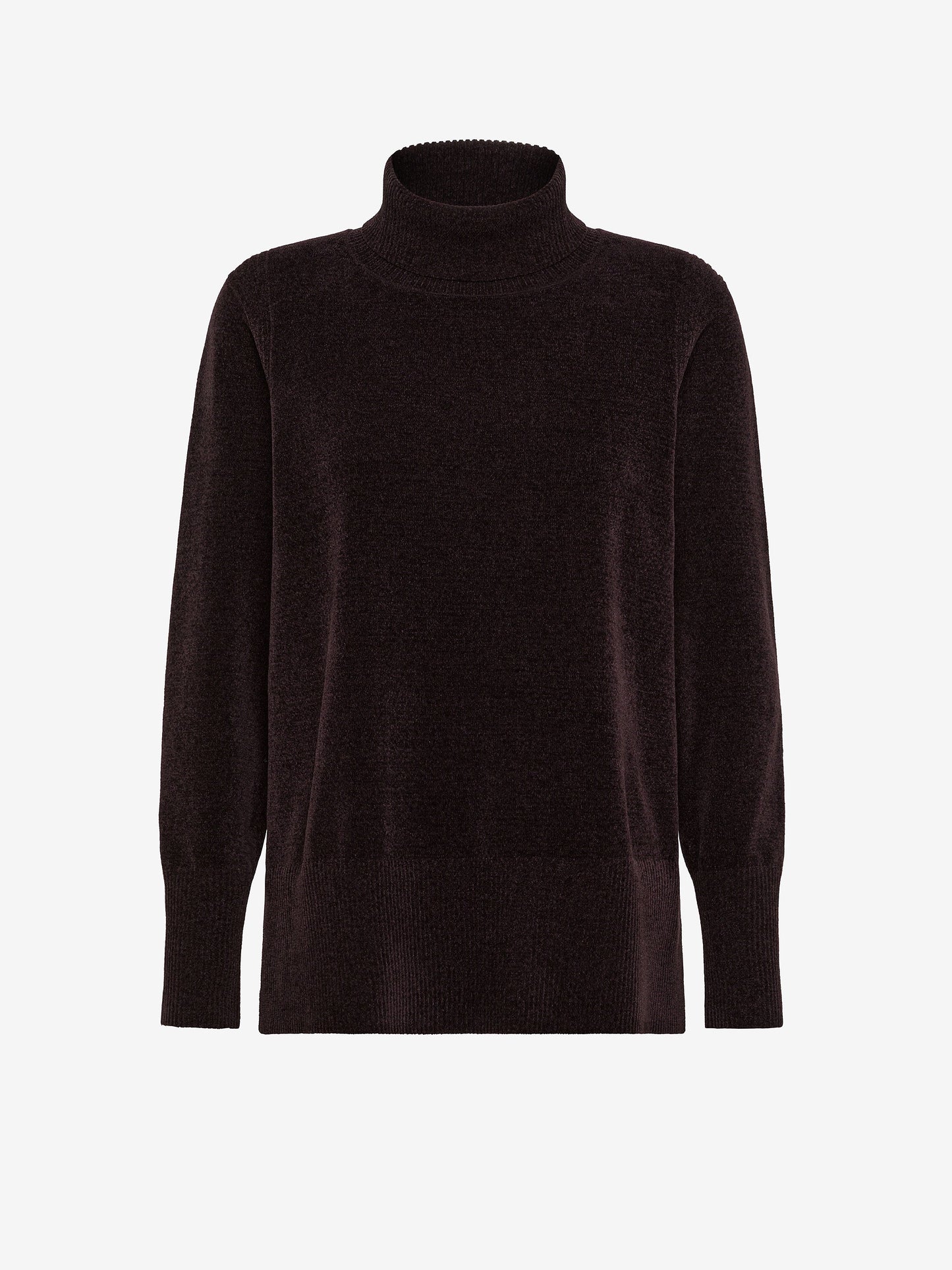 Velvet Vent Turtleneck Wom Knit