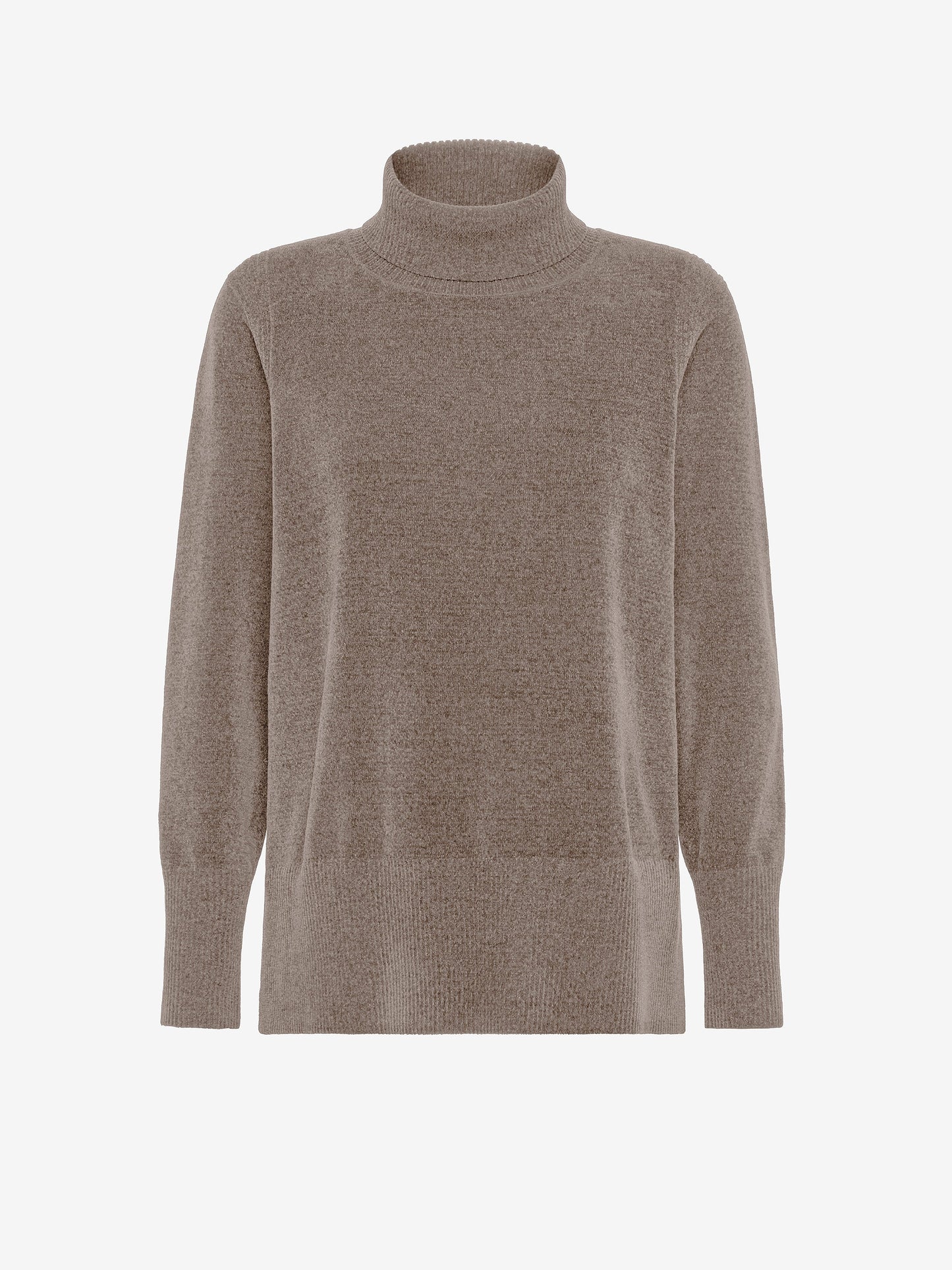 Velvet Vent Turtleneck Wom Knit