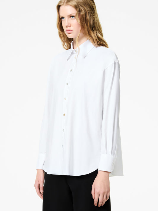 Oxford Jacquard Boyfriend Wom Shirt