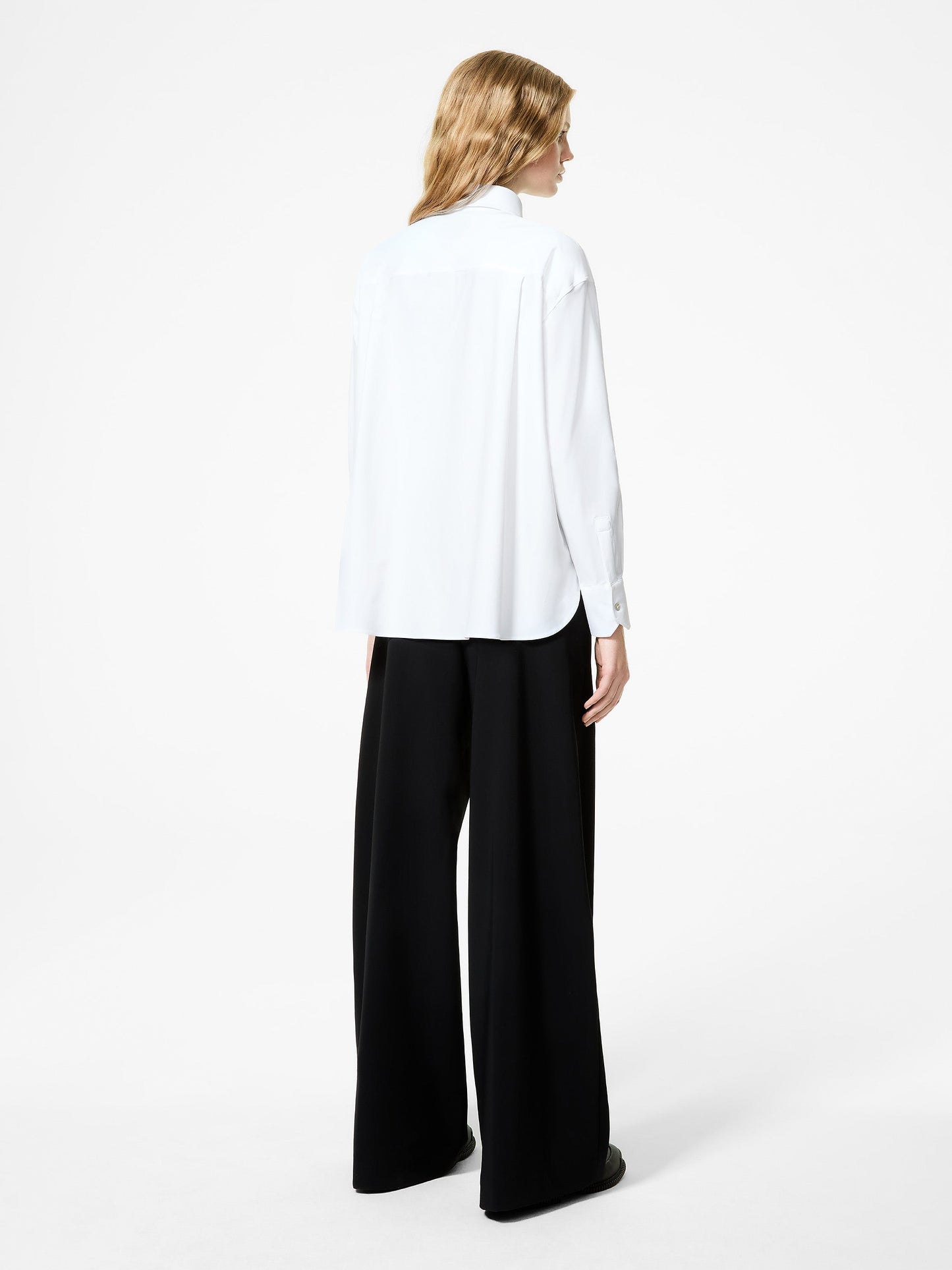 Oxford Jacquard Boyfriend Wom Shirt