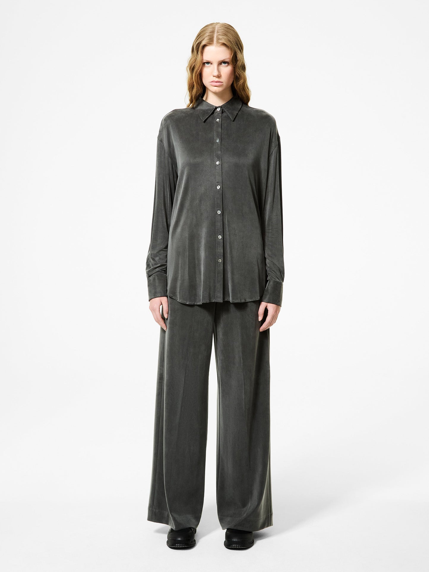 Cupro Boyfriend Wom Shirt