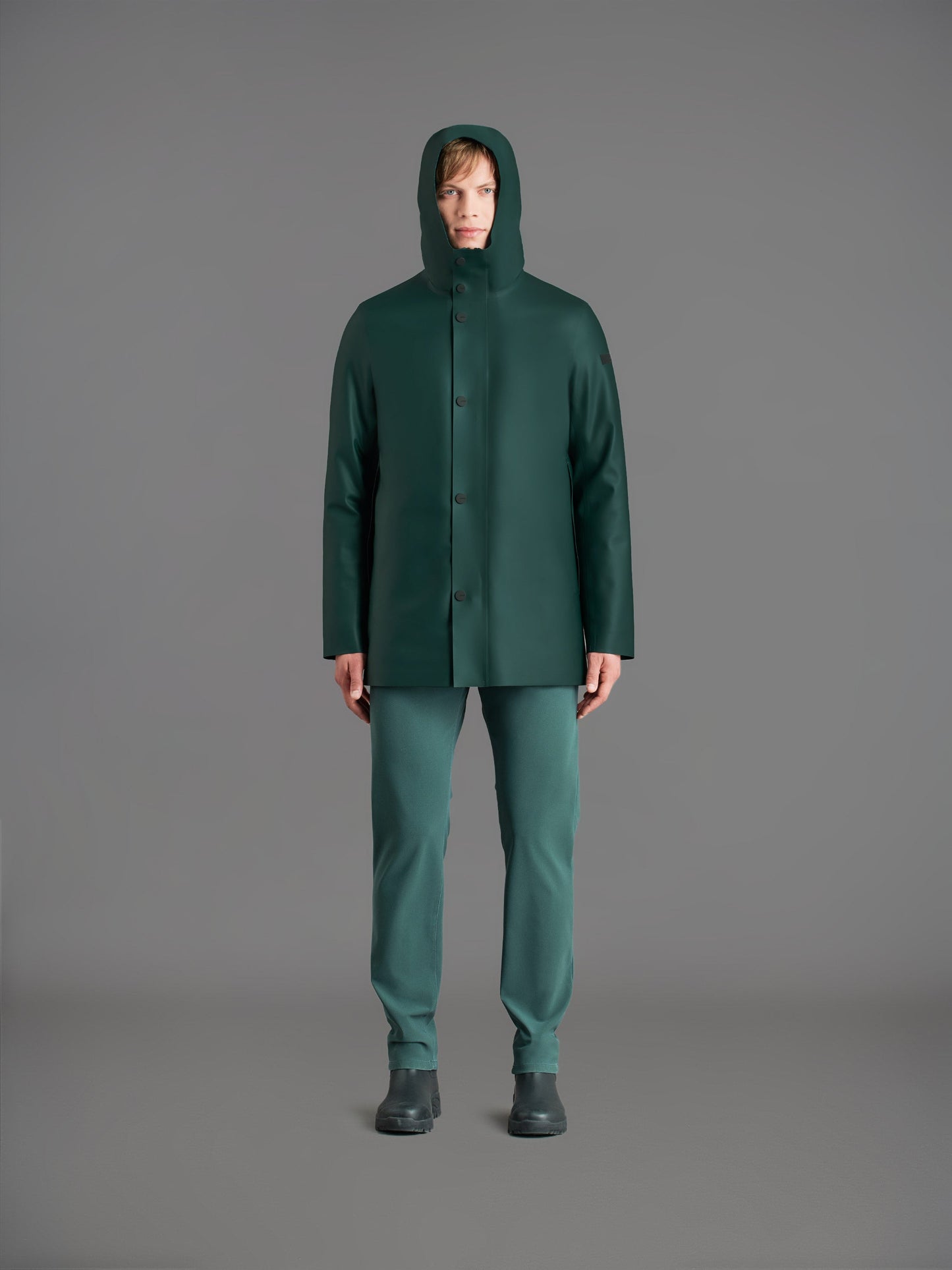 Rubber Double Parka Jkt