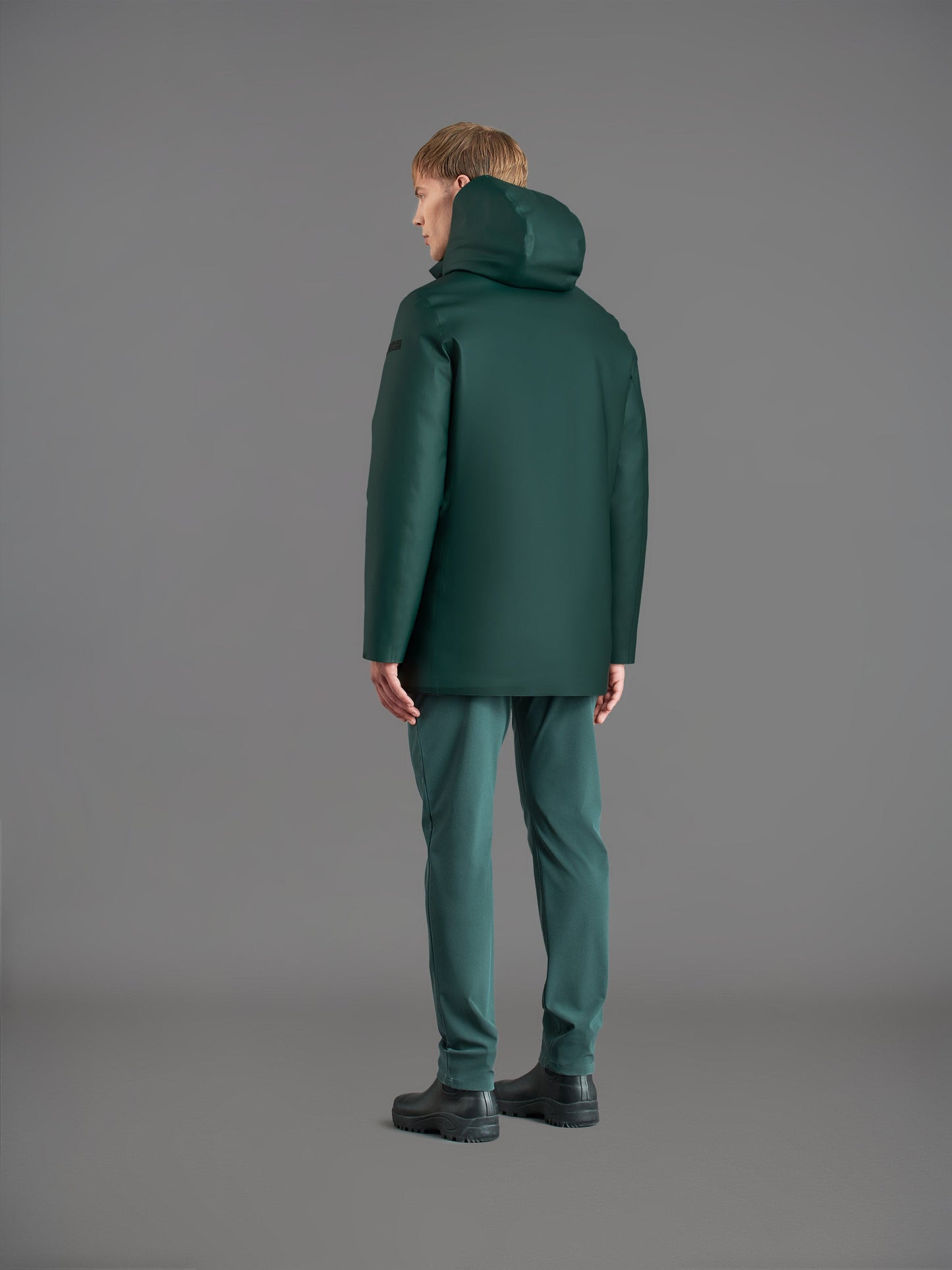 Rubber Double Parka Jkt