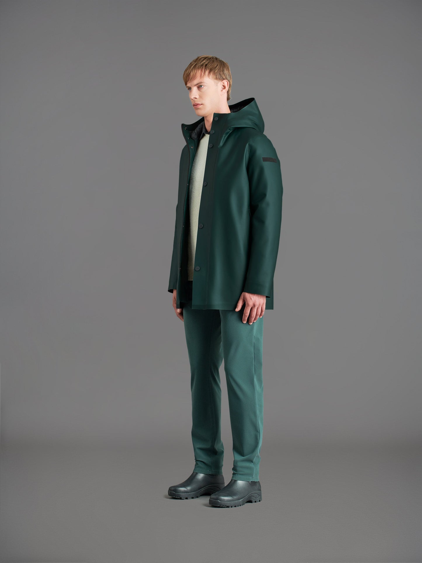 Rubber Double Parka Jkt