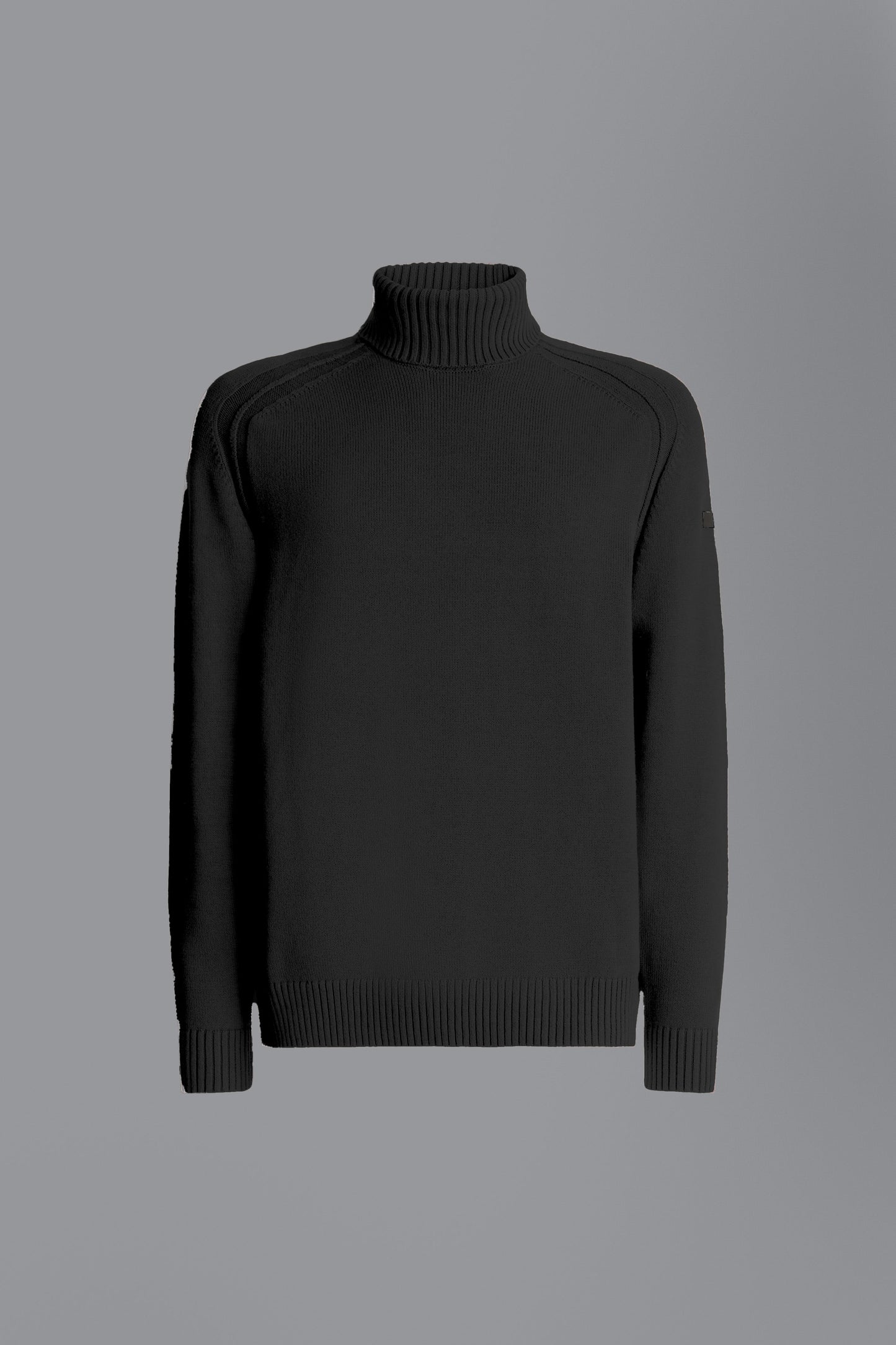 Knit Cotton Plain Turtleneck