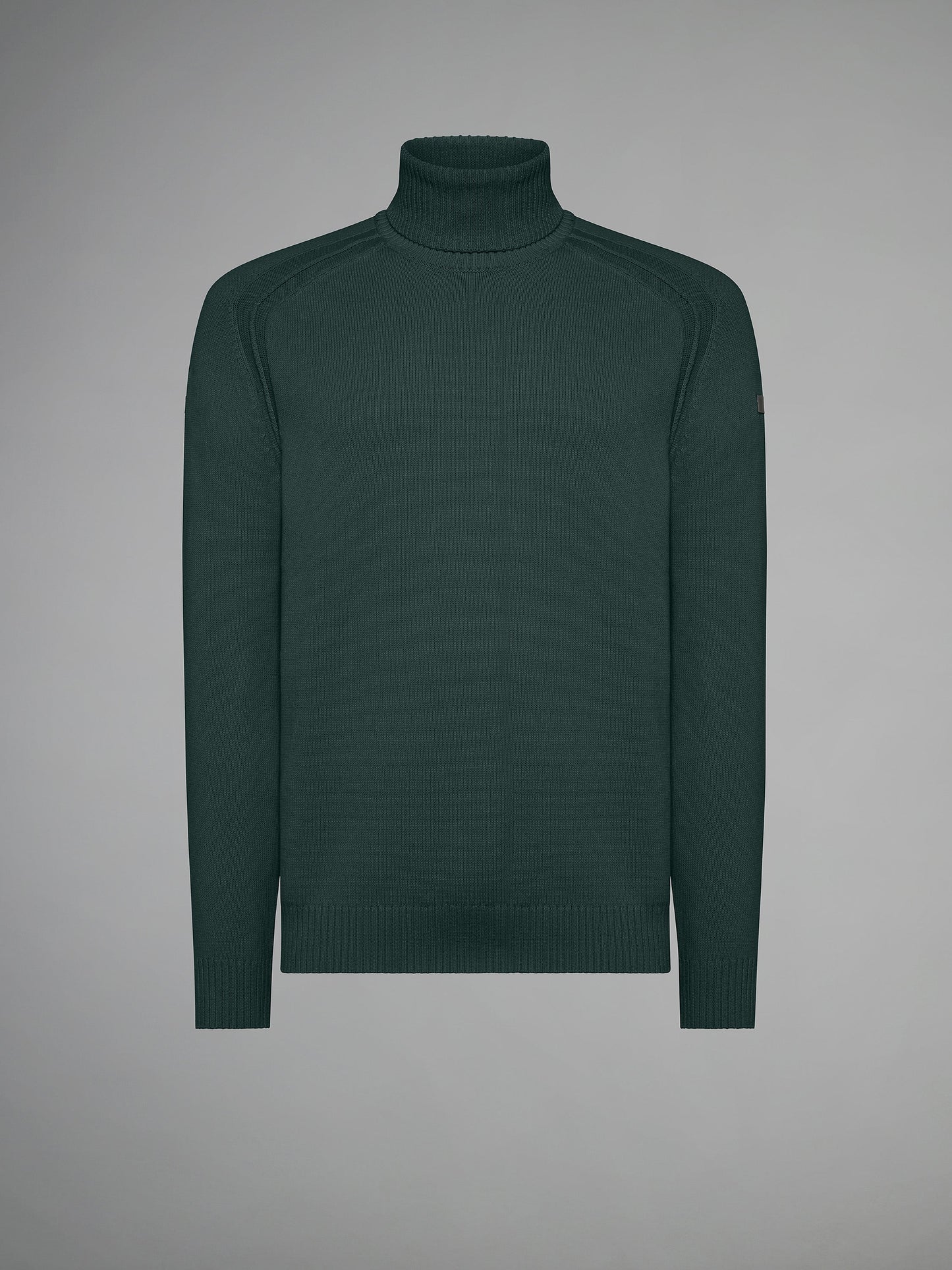 Cotton Plain Turtleneck Knit